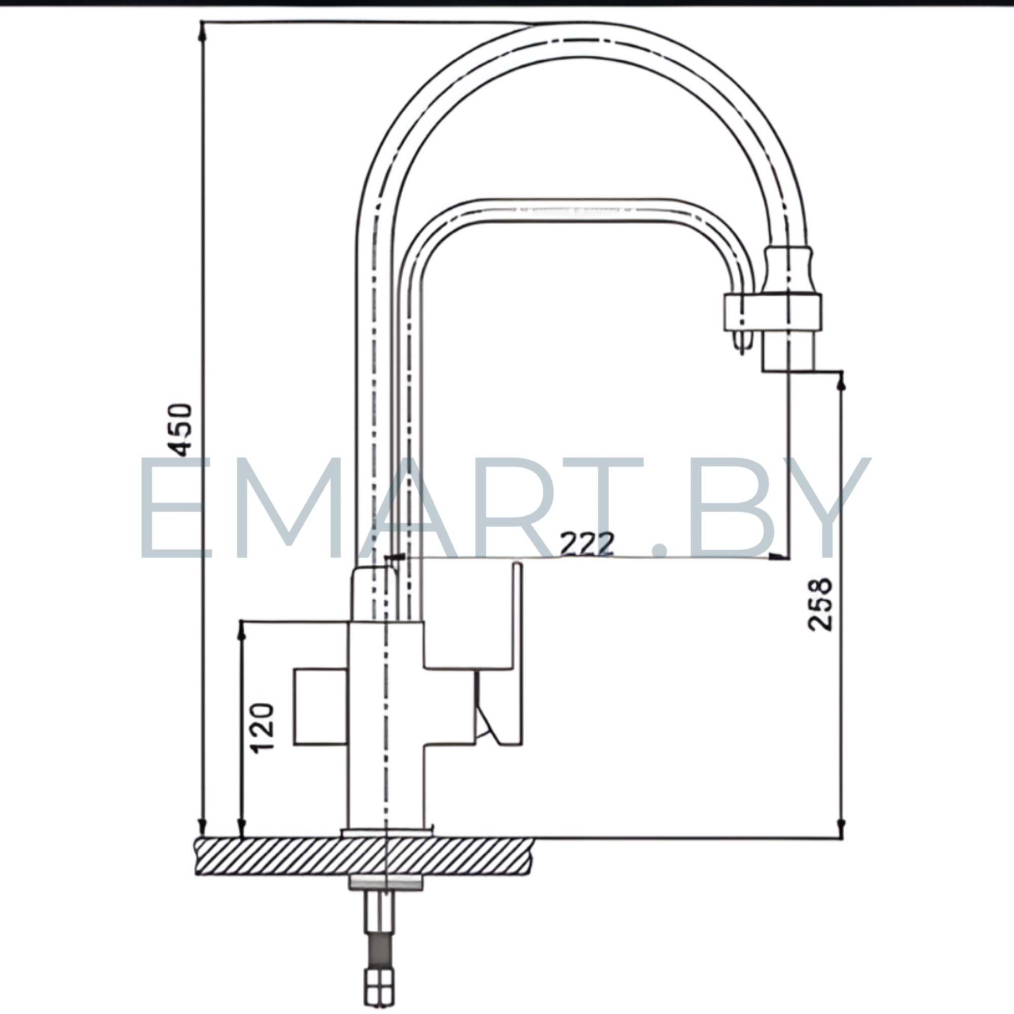 Смеситель Gappo G4398-4 фото-4