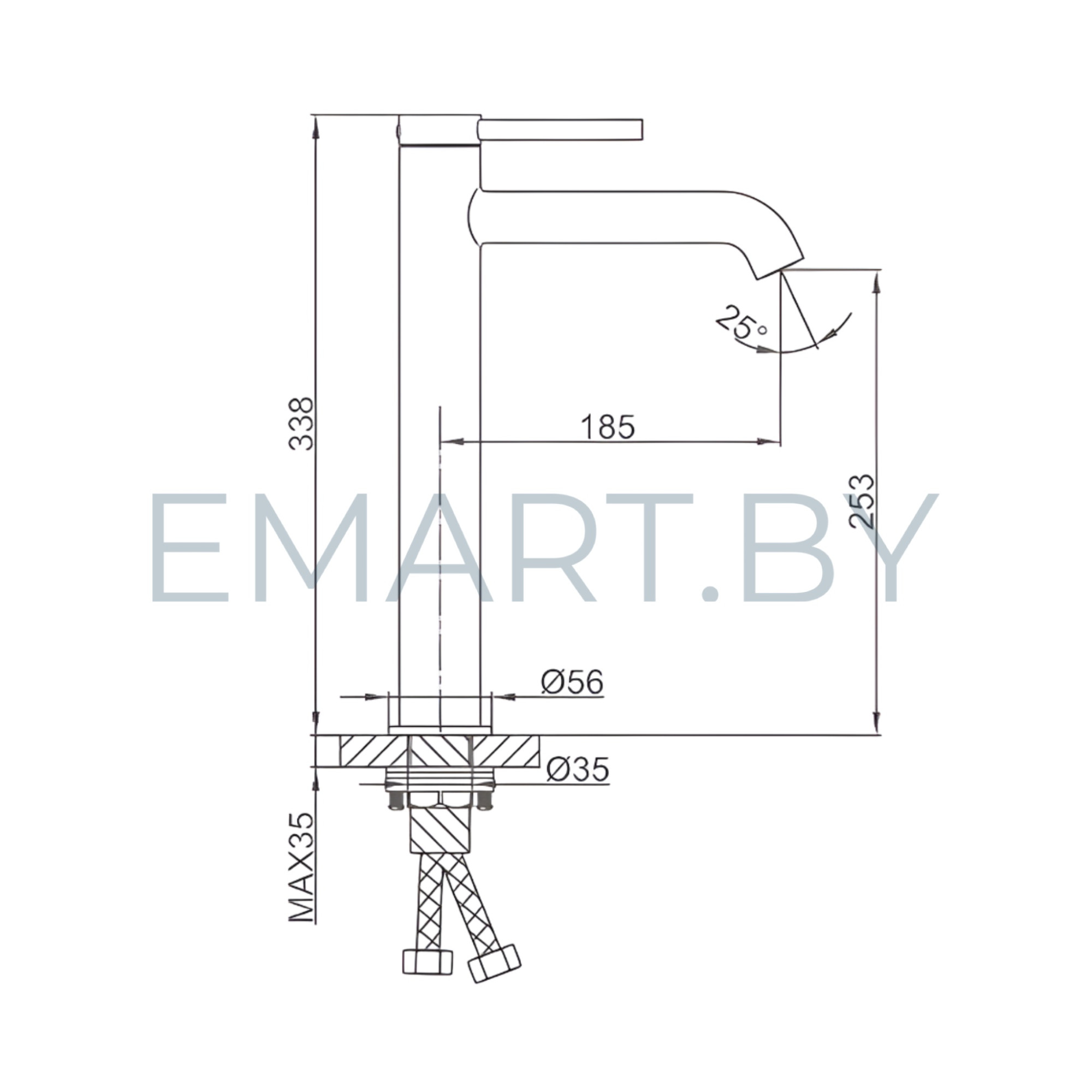 Смеситель Gappo G1006-29 фото-6