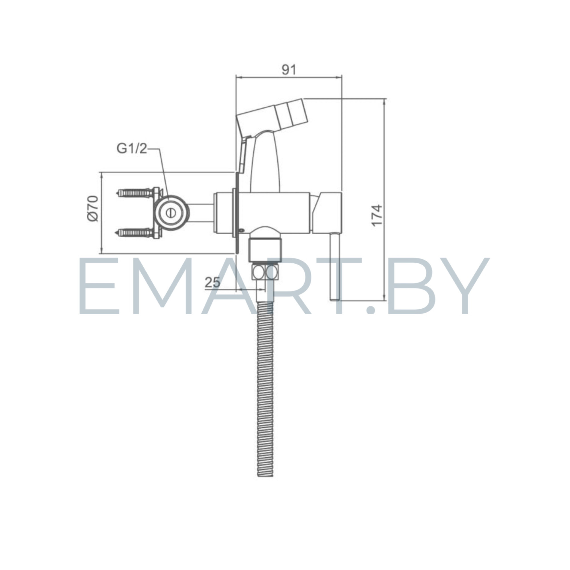 Смеситель Gappo G7206-3 фото-4