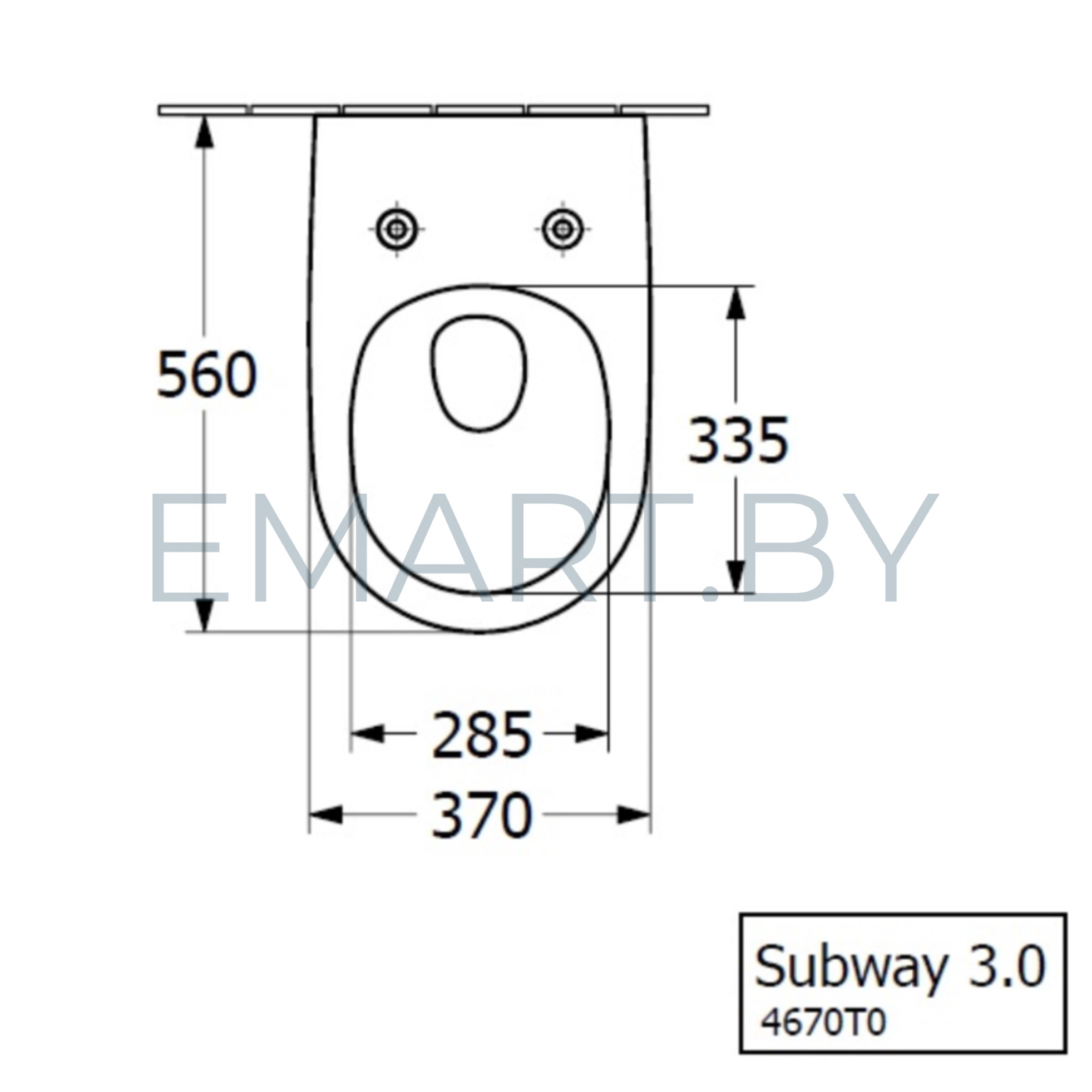 Унитаз Subway 3.0 с TwistFlush, 4670T001 альпийский белый фото-4