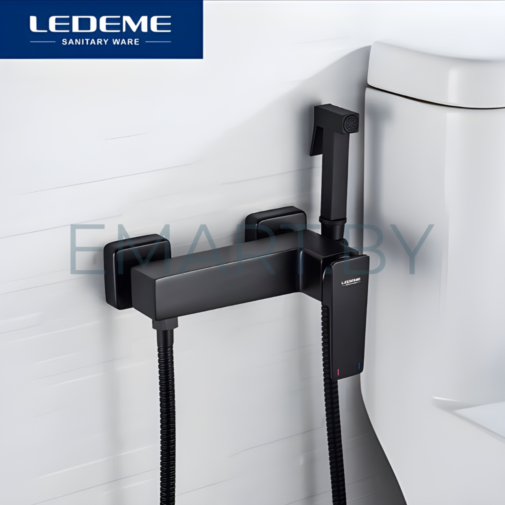 Гигиенический душ Ledeme L5278B (черный) фото-3