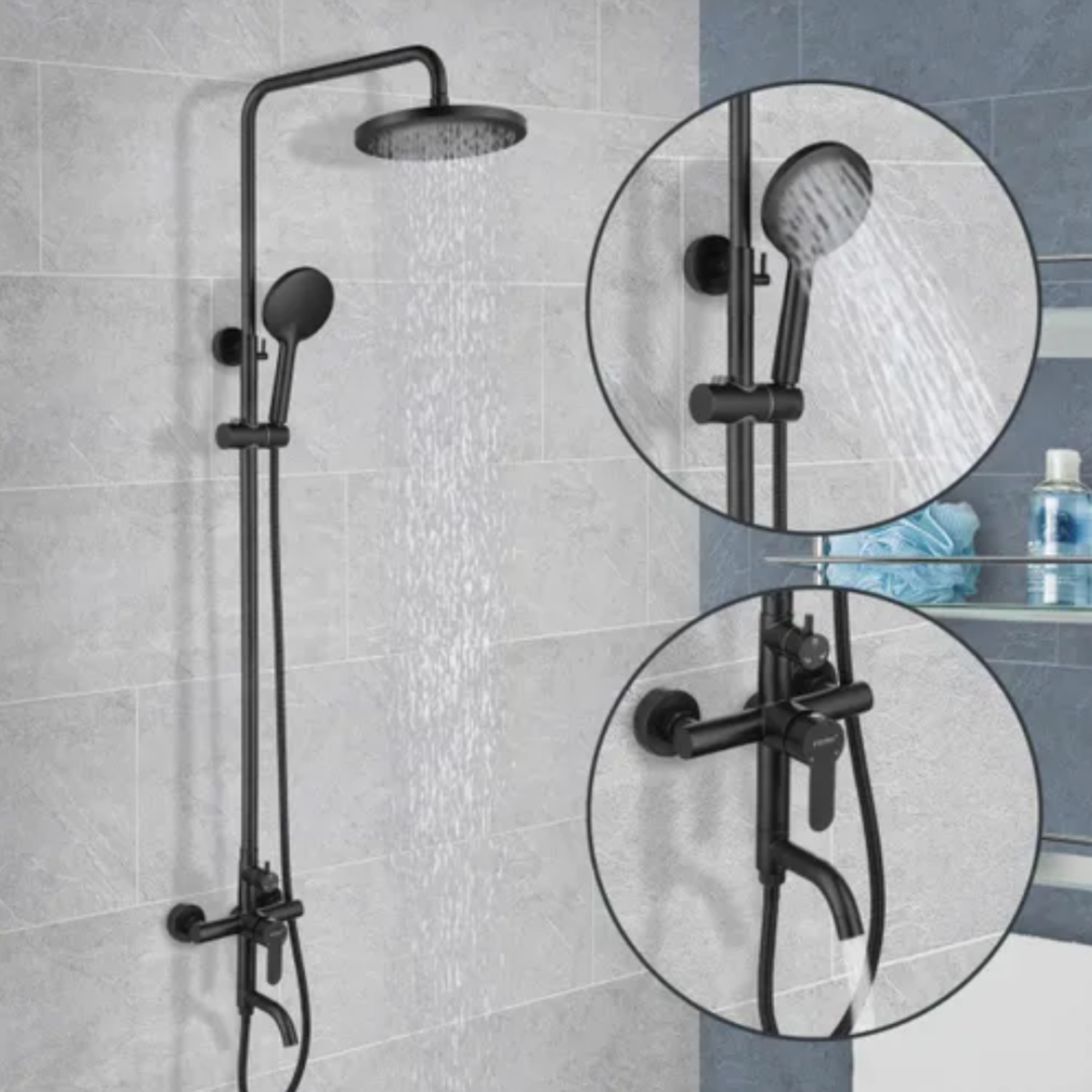 Душевая система Fmark FS8245H - фото1 Душевая система Fmark FS8245H - фото1