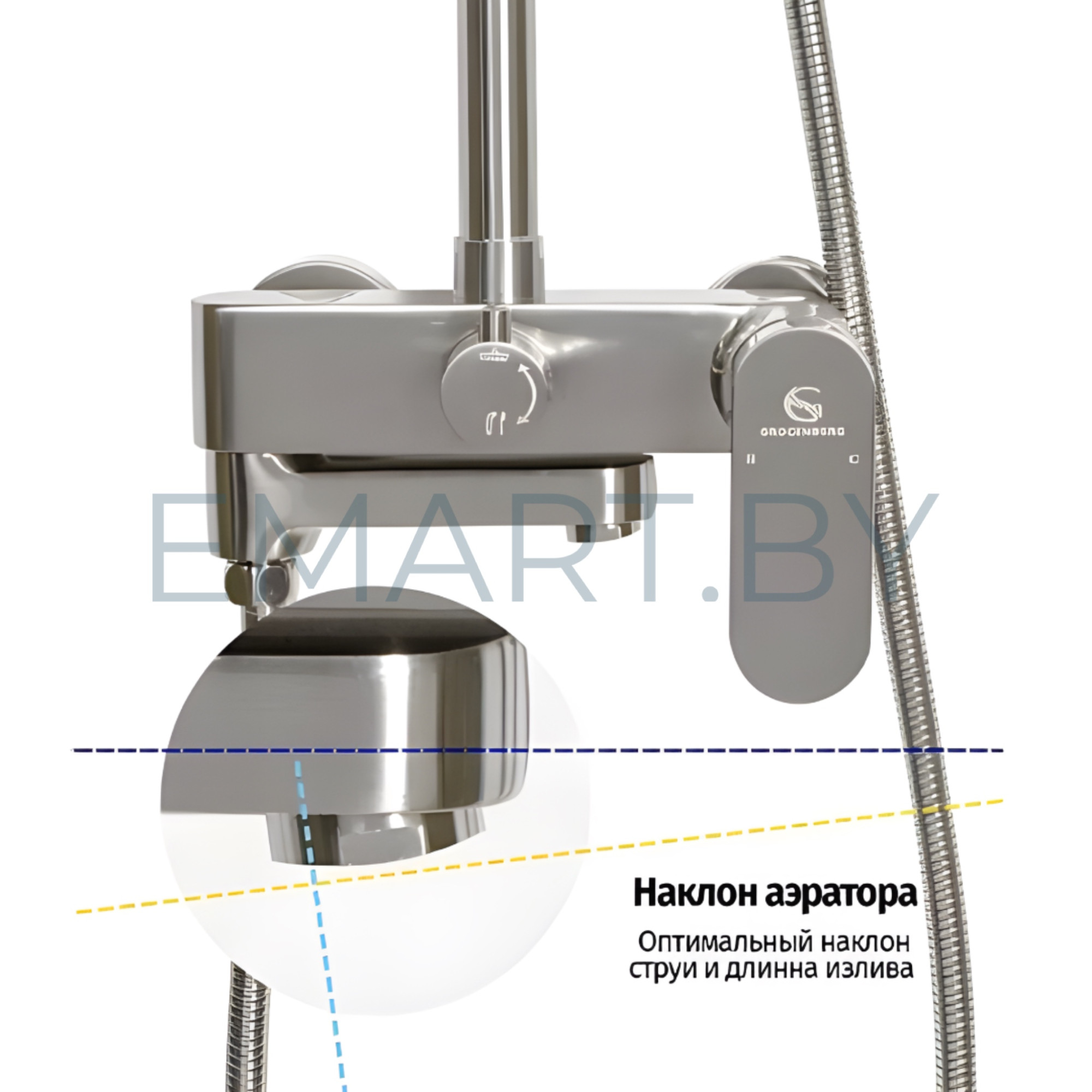 Душевая система Grocenberg GB7011 фото-5