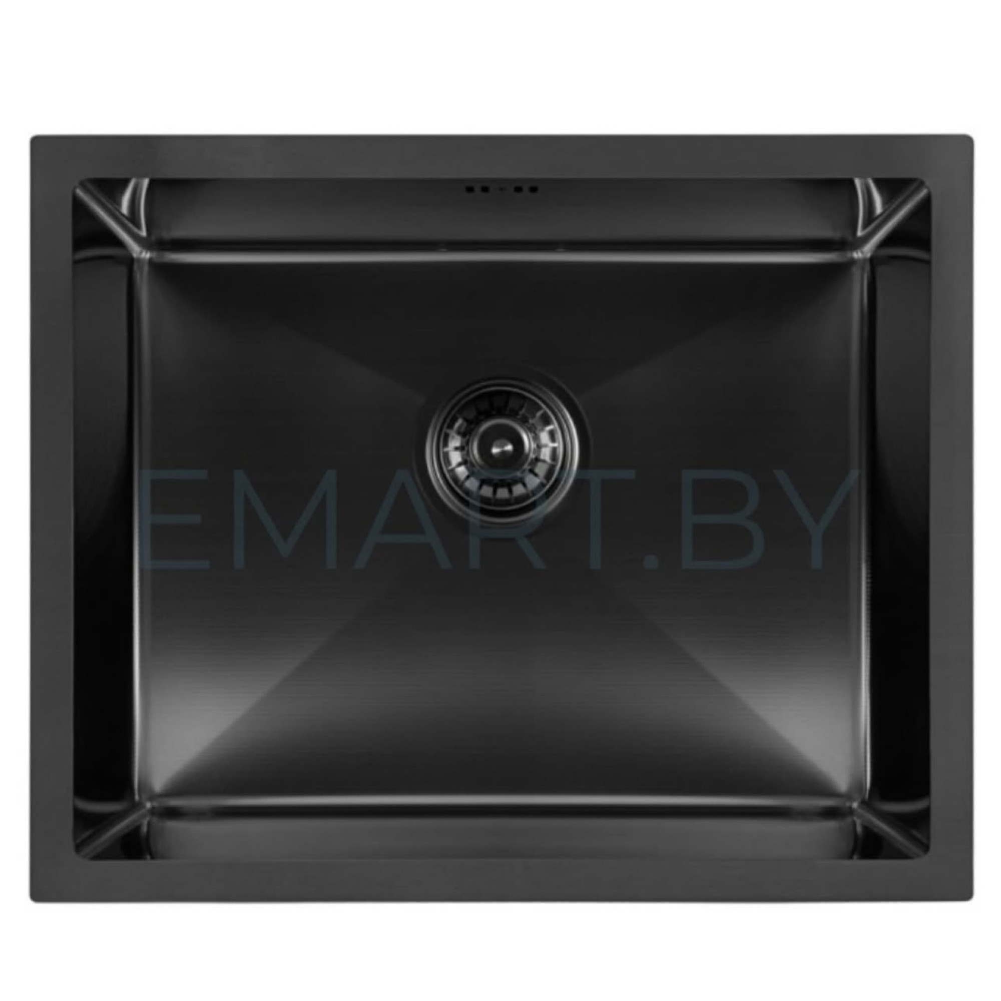 Кухонная мойка ARFEKA ECO AR 550*450 BLACK PVD NANO DECOR MILLET GRAINS фото-5