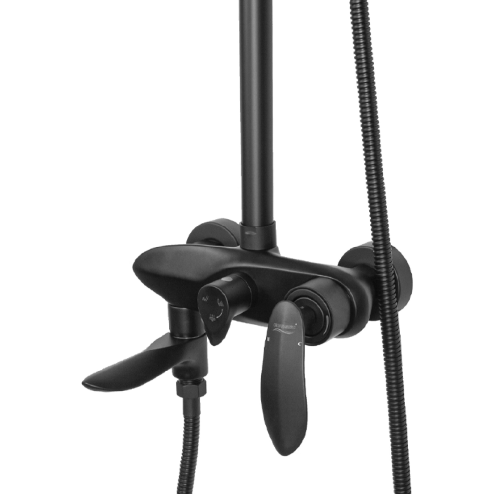 Душевая система  Grocenberg GB7001 (черный матовый) фото-2