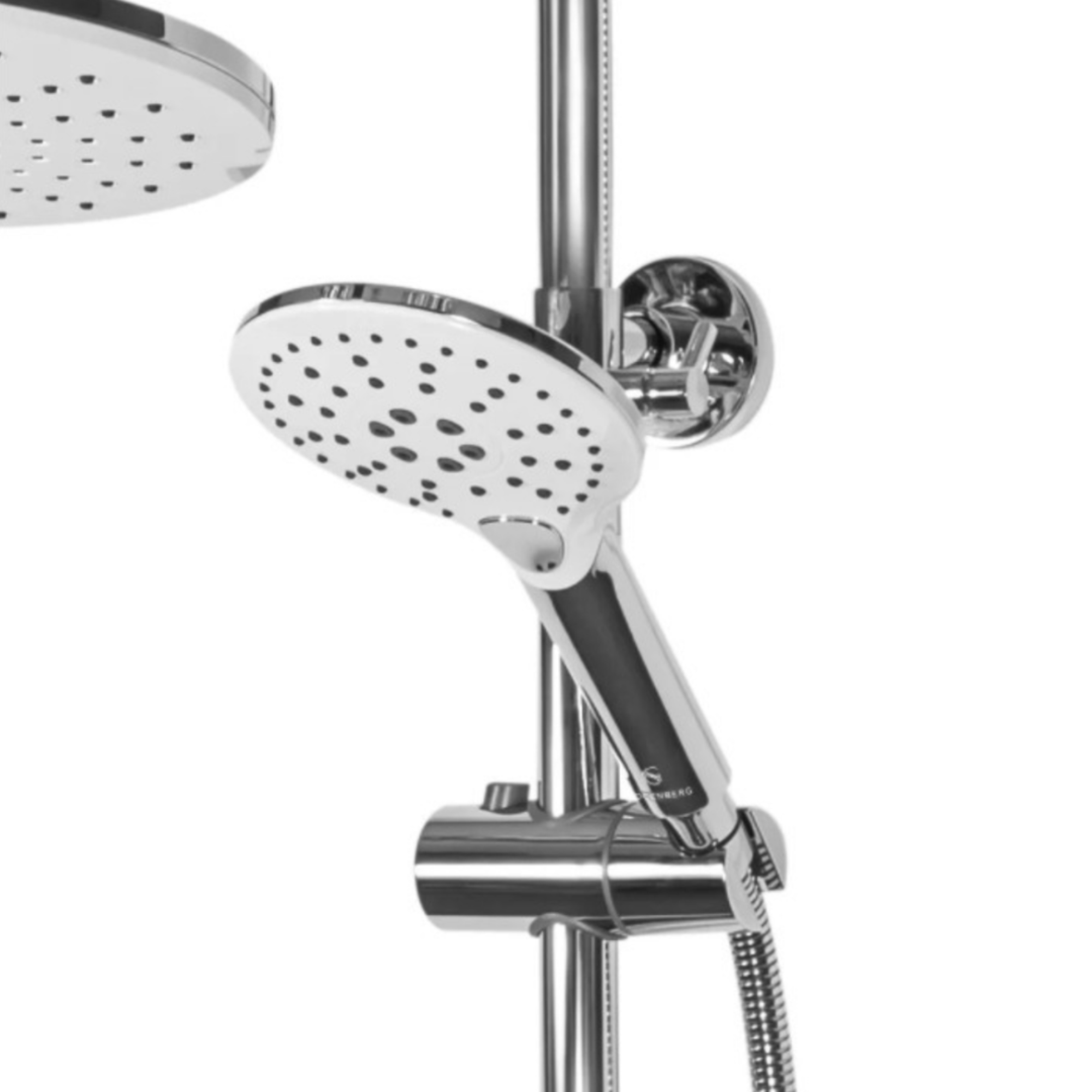 Душевая система  Grocenberg GB7001 (белый хром) фото-4