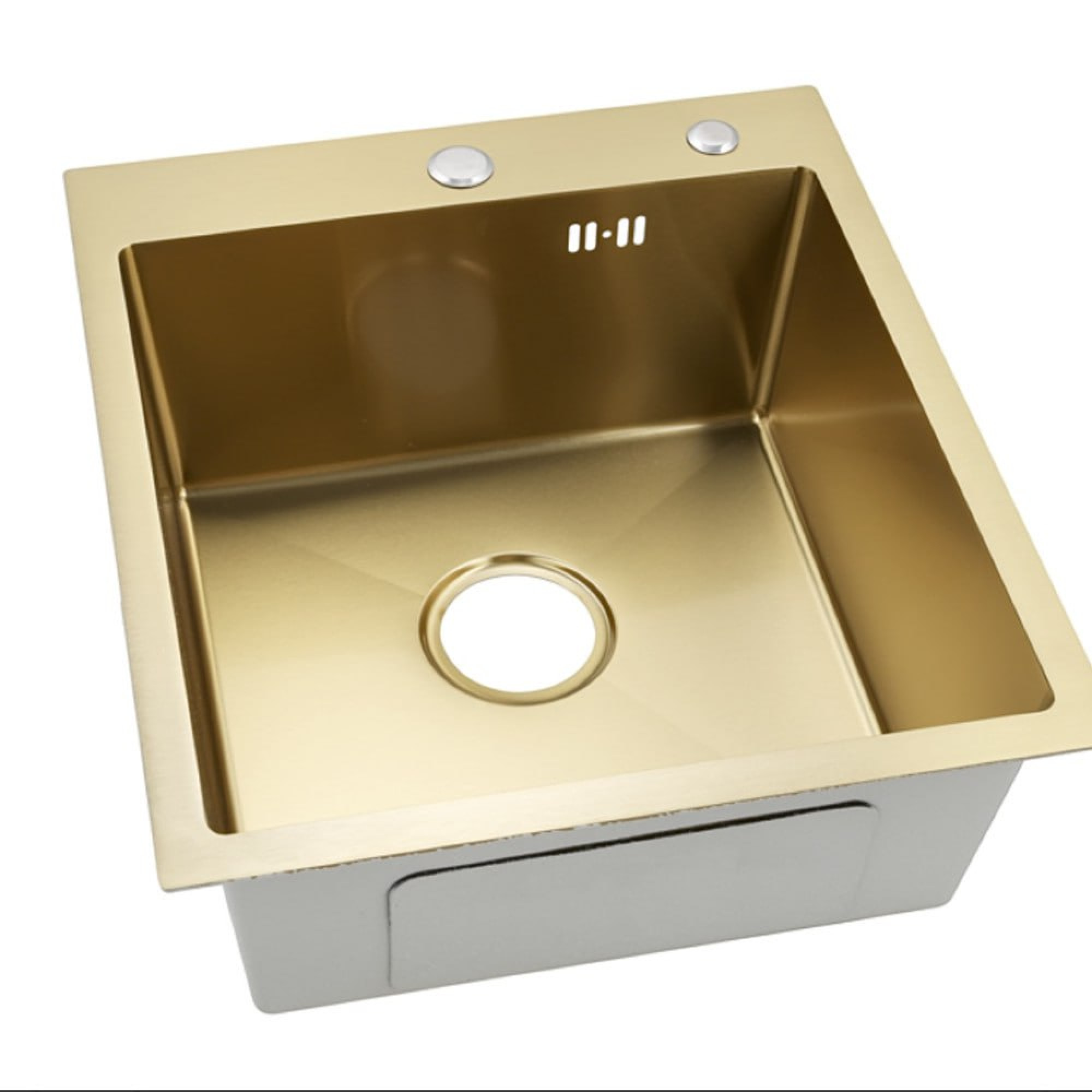 Кухонная мойка ARFEKA ECO AR 450*500 GOLD PVD NANO фото-2