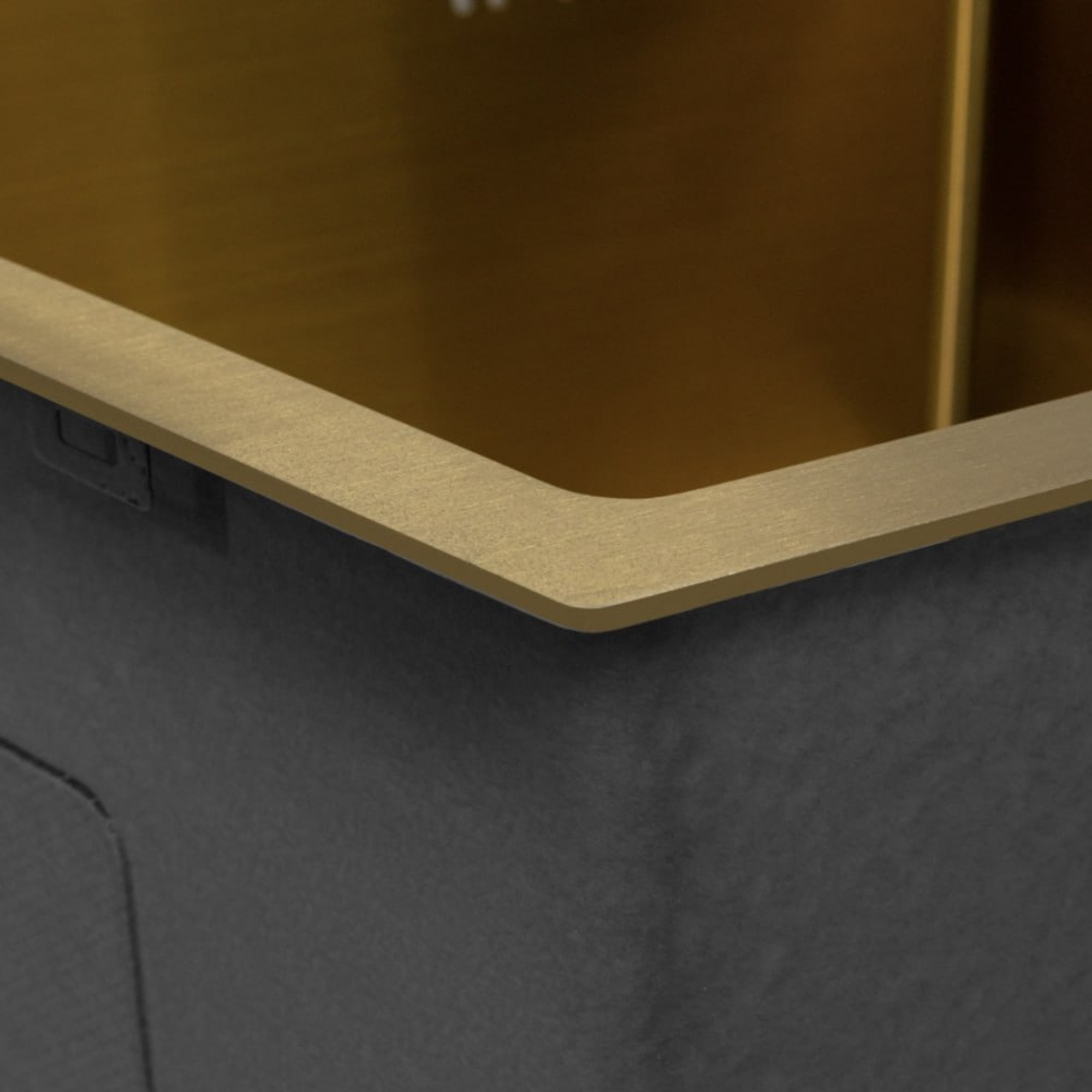 Кухонная мойка ARFEKA ECO AR 450*500 GOLD PVD NANO фото-4