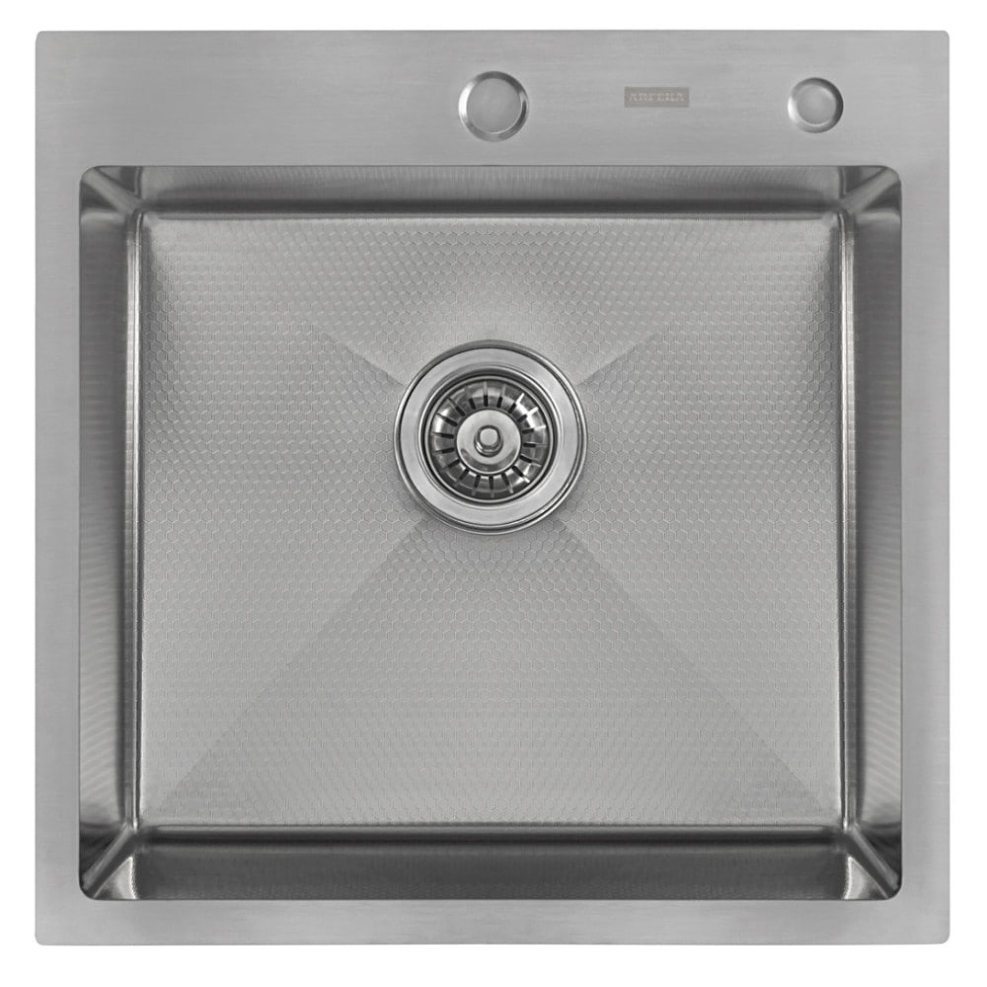Кухонная мойка ARFEKA Eco AR 500*500 Satin Decor фото-2