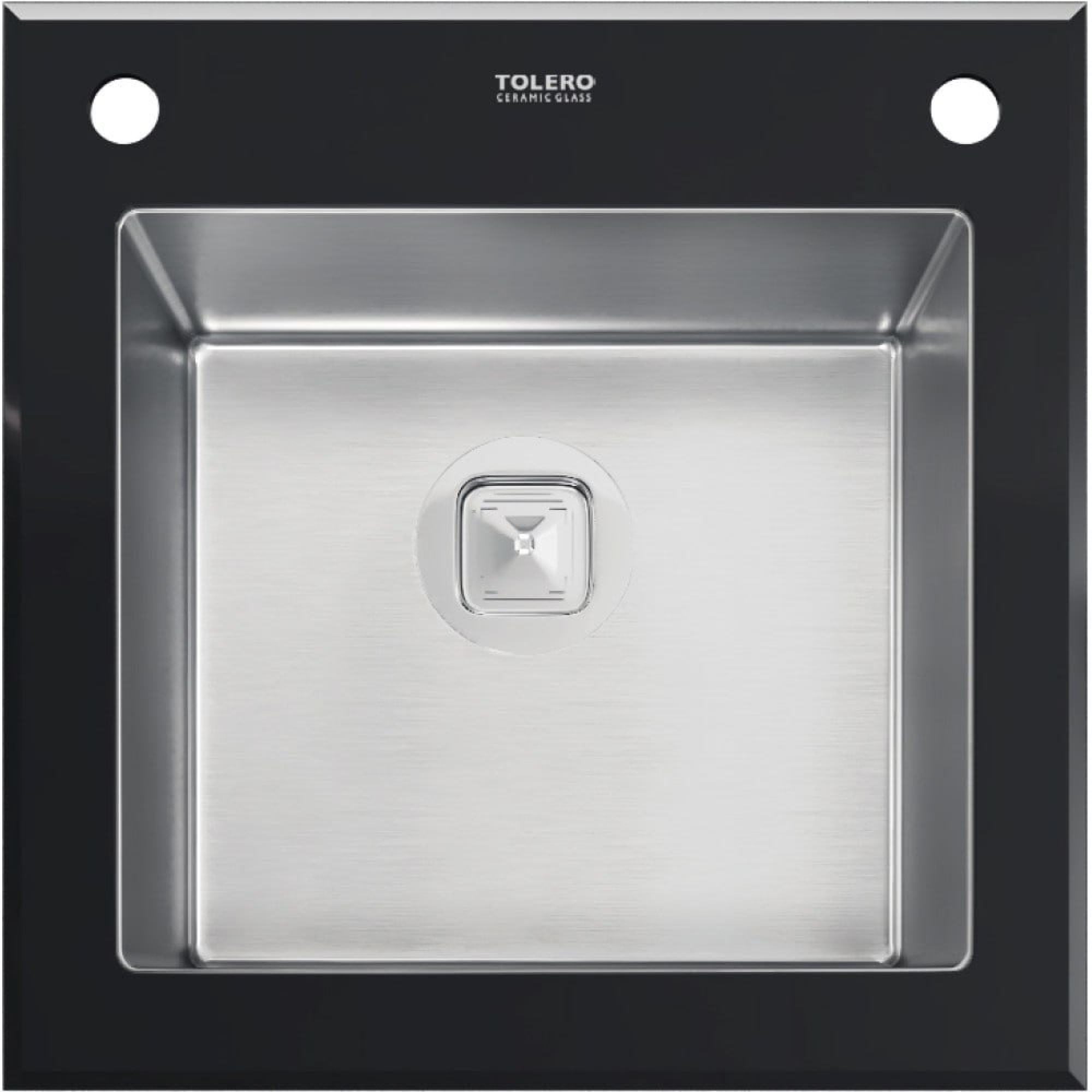 Кухонная мойка Tolero Ceramic glass TG-500 (черный) фото-2