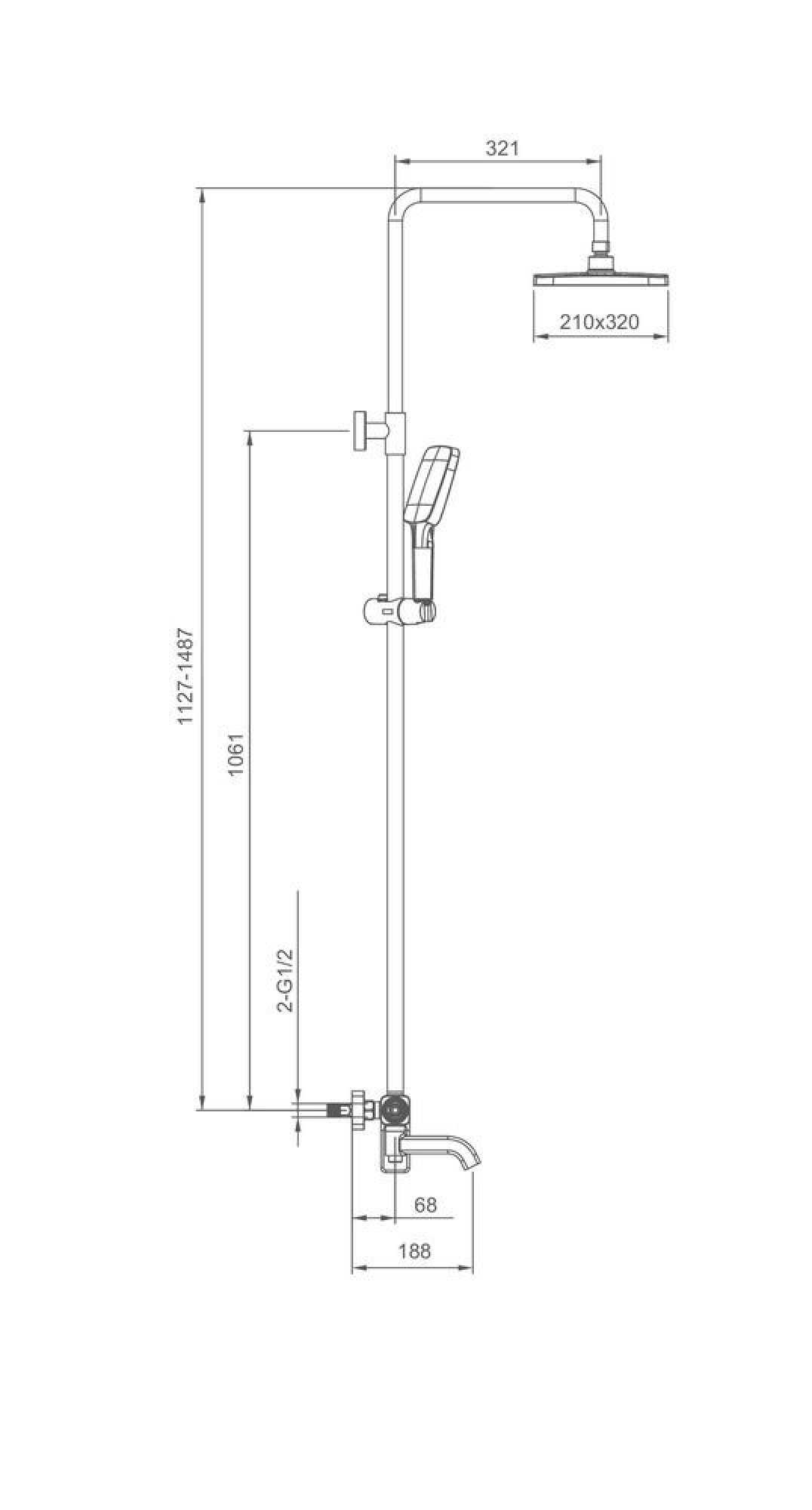 Душевая система  Gappo G2418-20 фото-8