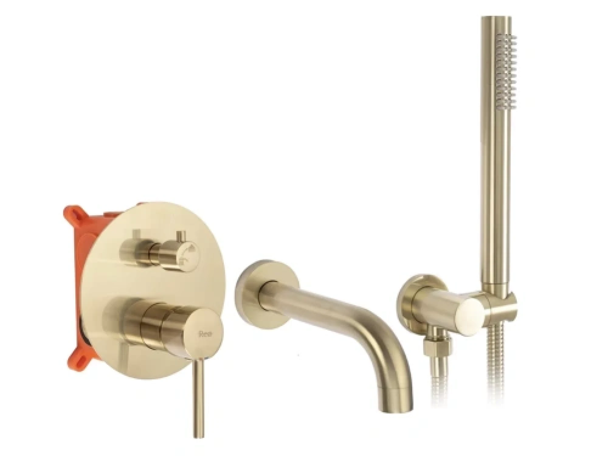 Комплект смесителей Rea Gold Matt Lungo P4160 B6311 B8652 B7503 фото-7