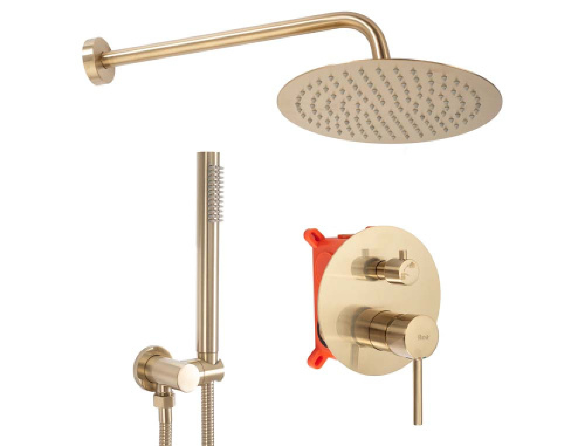 Комплект смесителей Rea Gold Matt Lungo P4160 B6311 B8652 B7503 фото-2