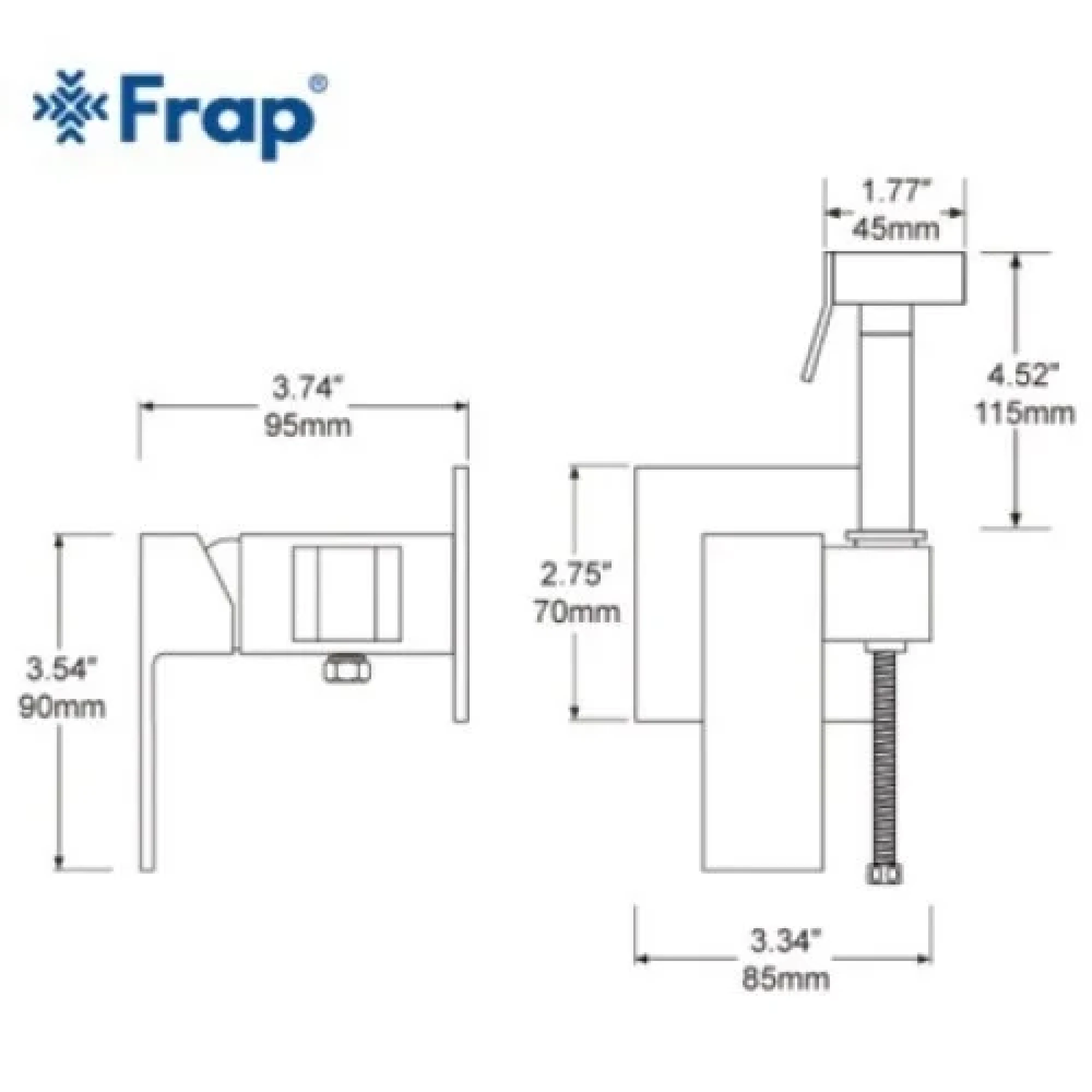 Гигиенический душ FRAP F7506 фото-4