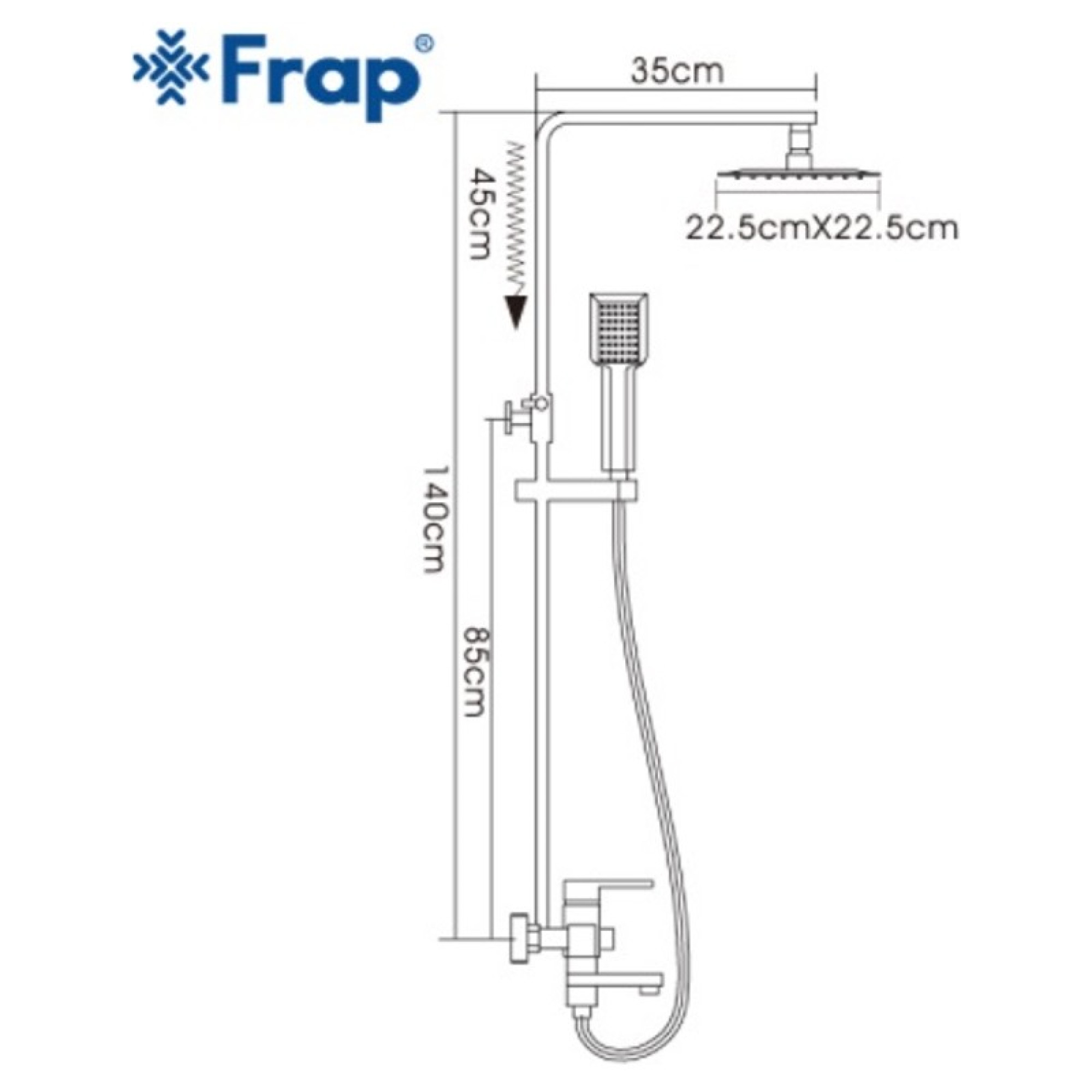 Душевая система  FRAP F2420 фото-3