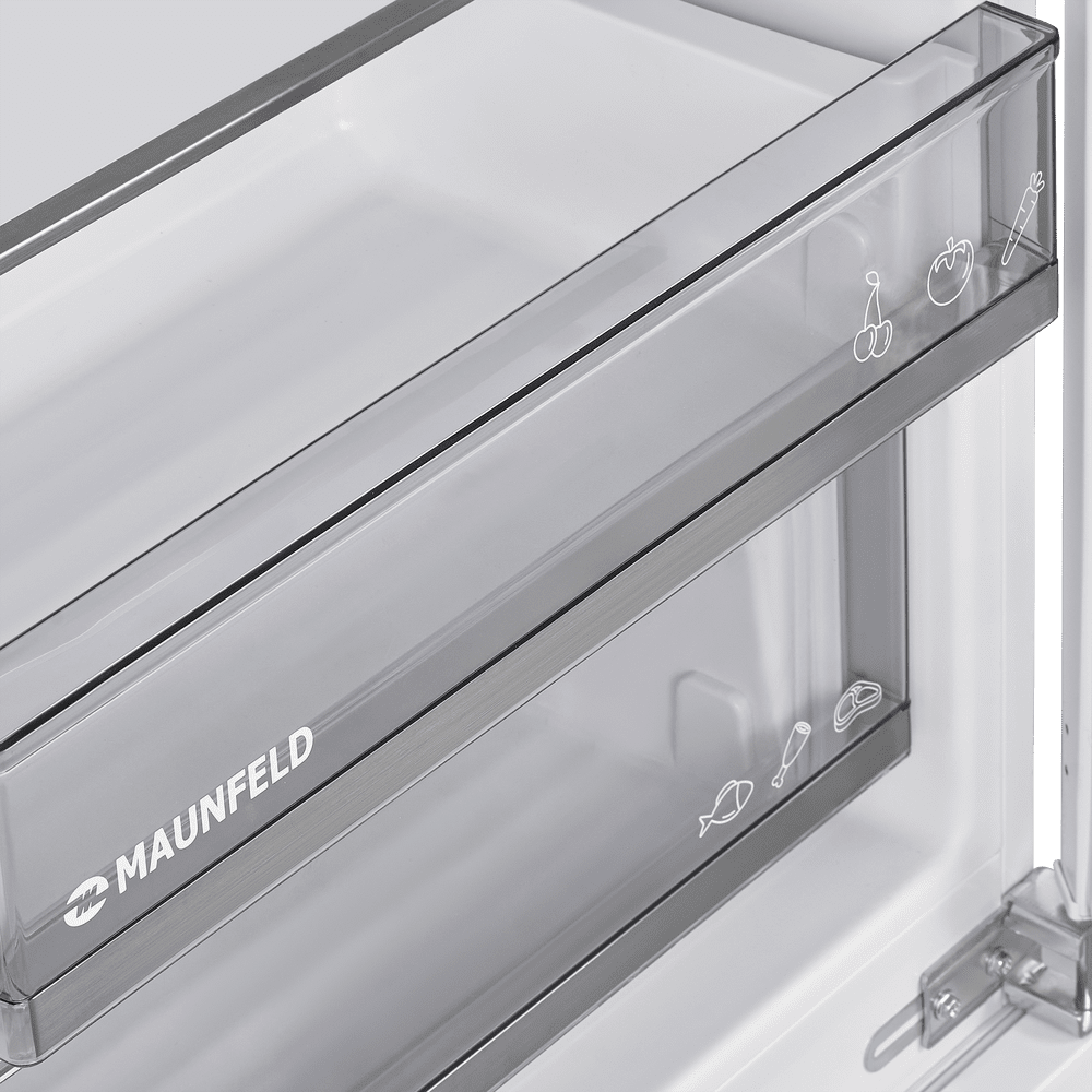 Однокамерный холодильник MAUNFELD MBL177SWGR Inverter фото-4
