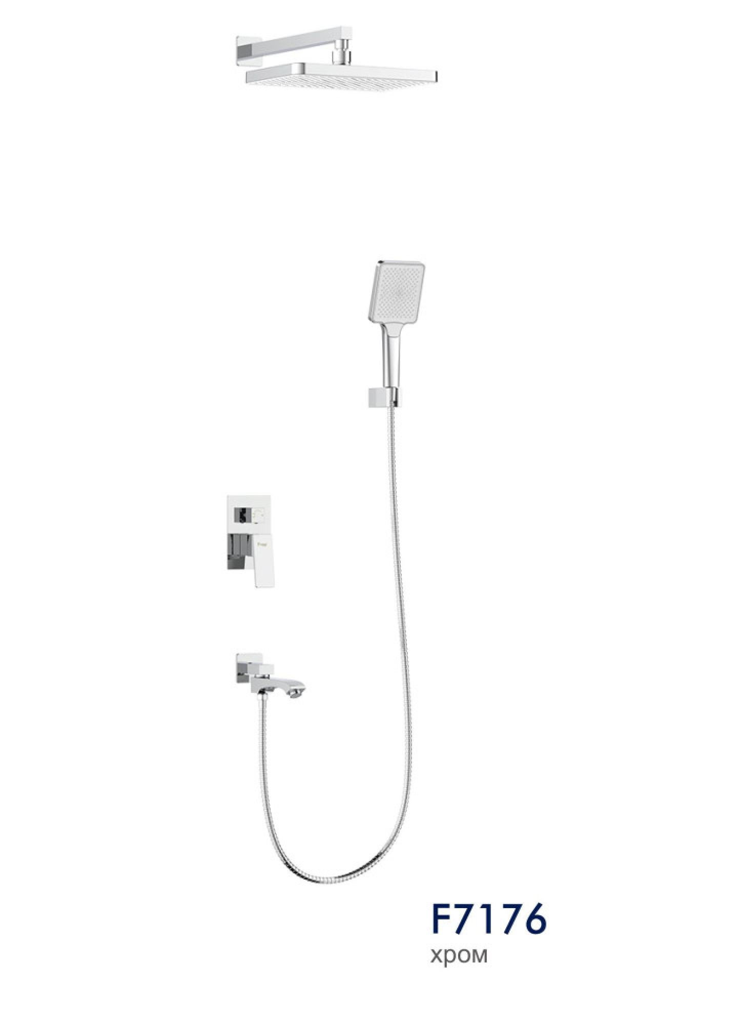 Душевая система Frap F7176 хром