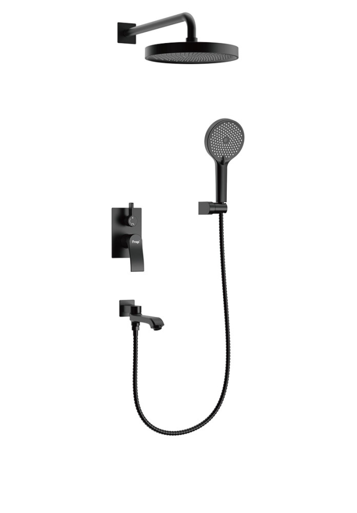 Душевая система Frap F7175-6 черный