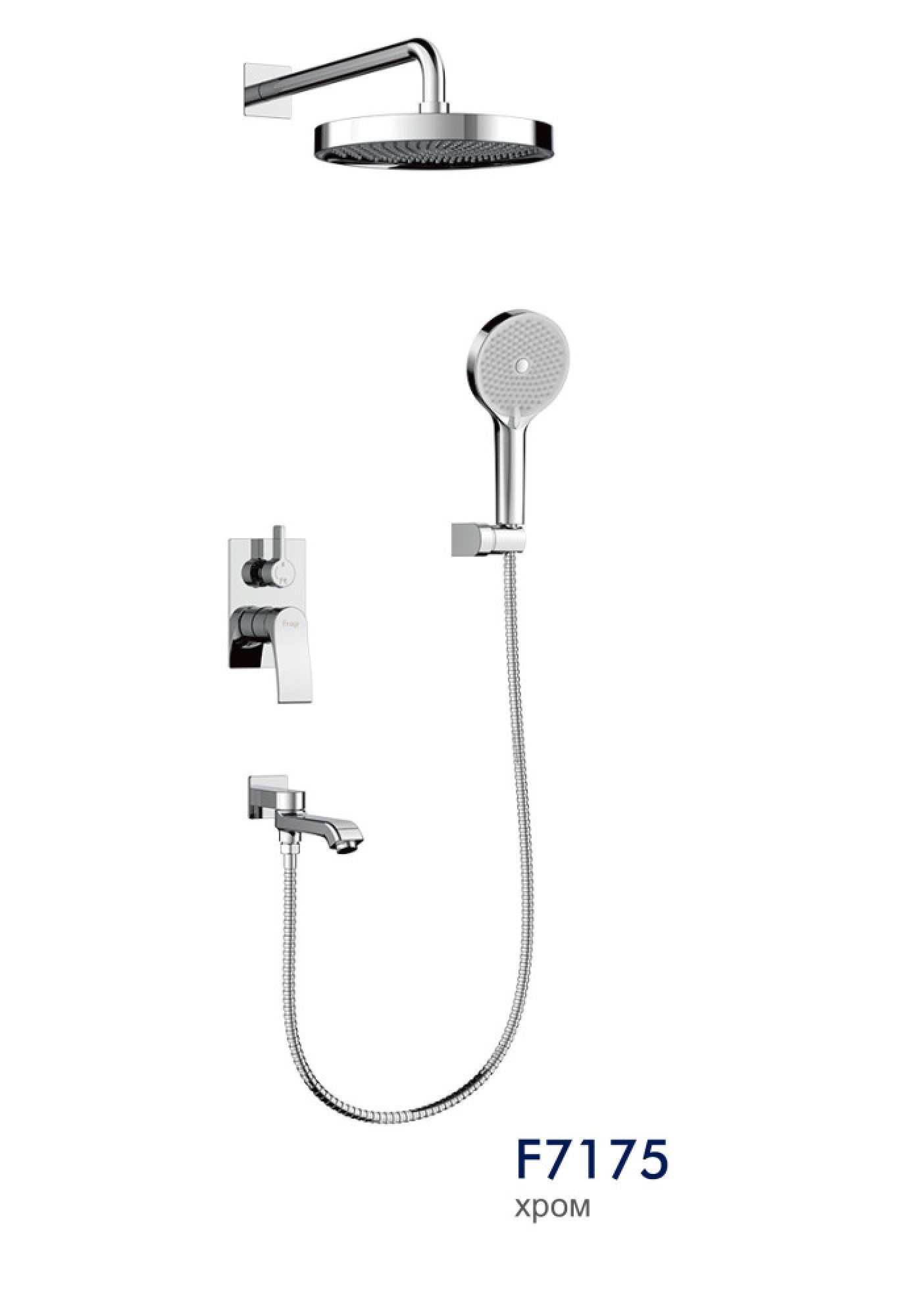 Душевая система Frap F7175 хром