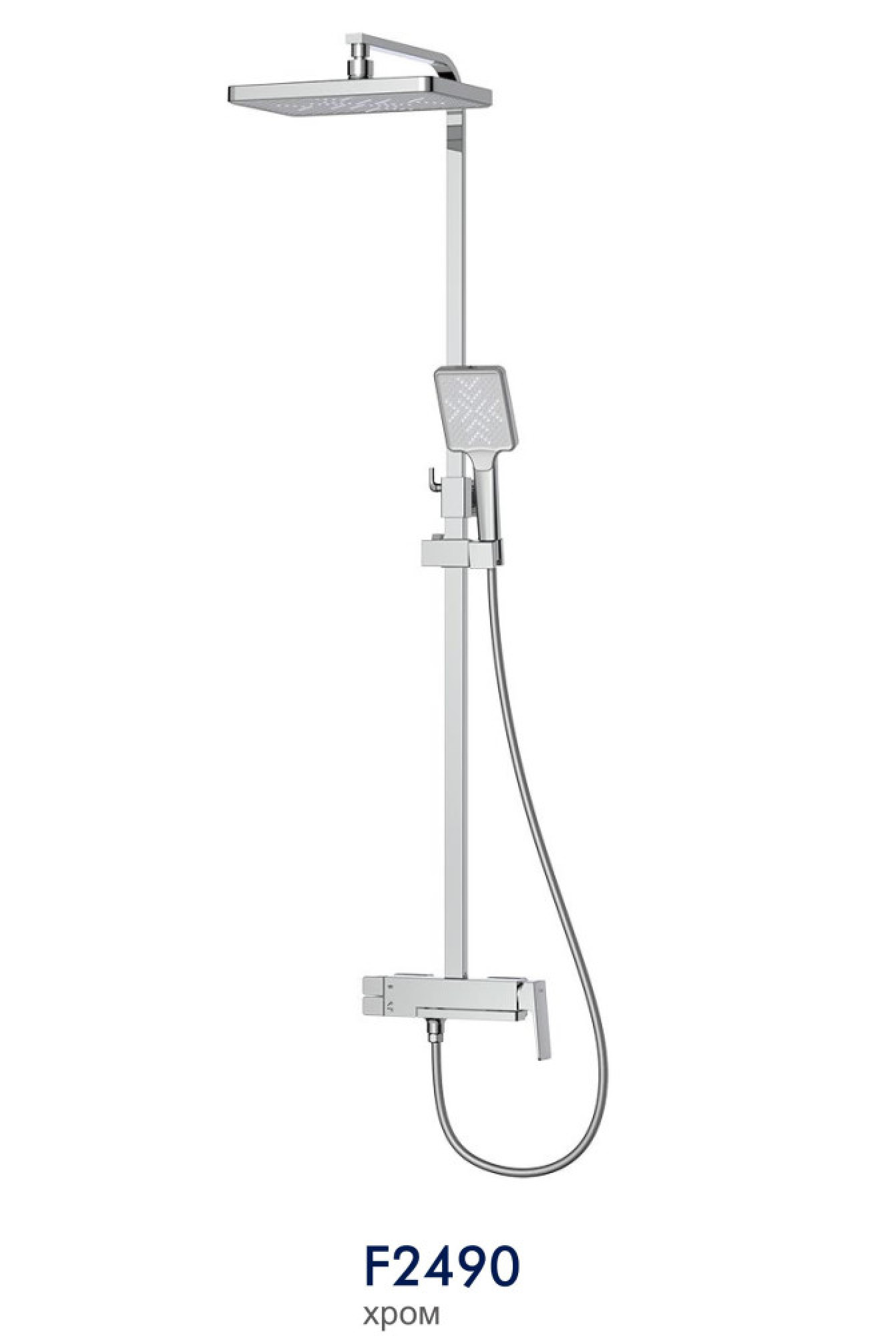 Душевая система Frap F2490 хром фото-7
