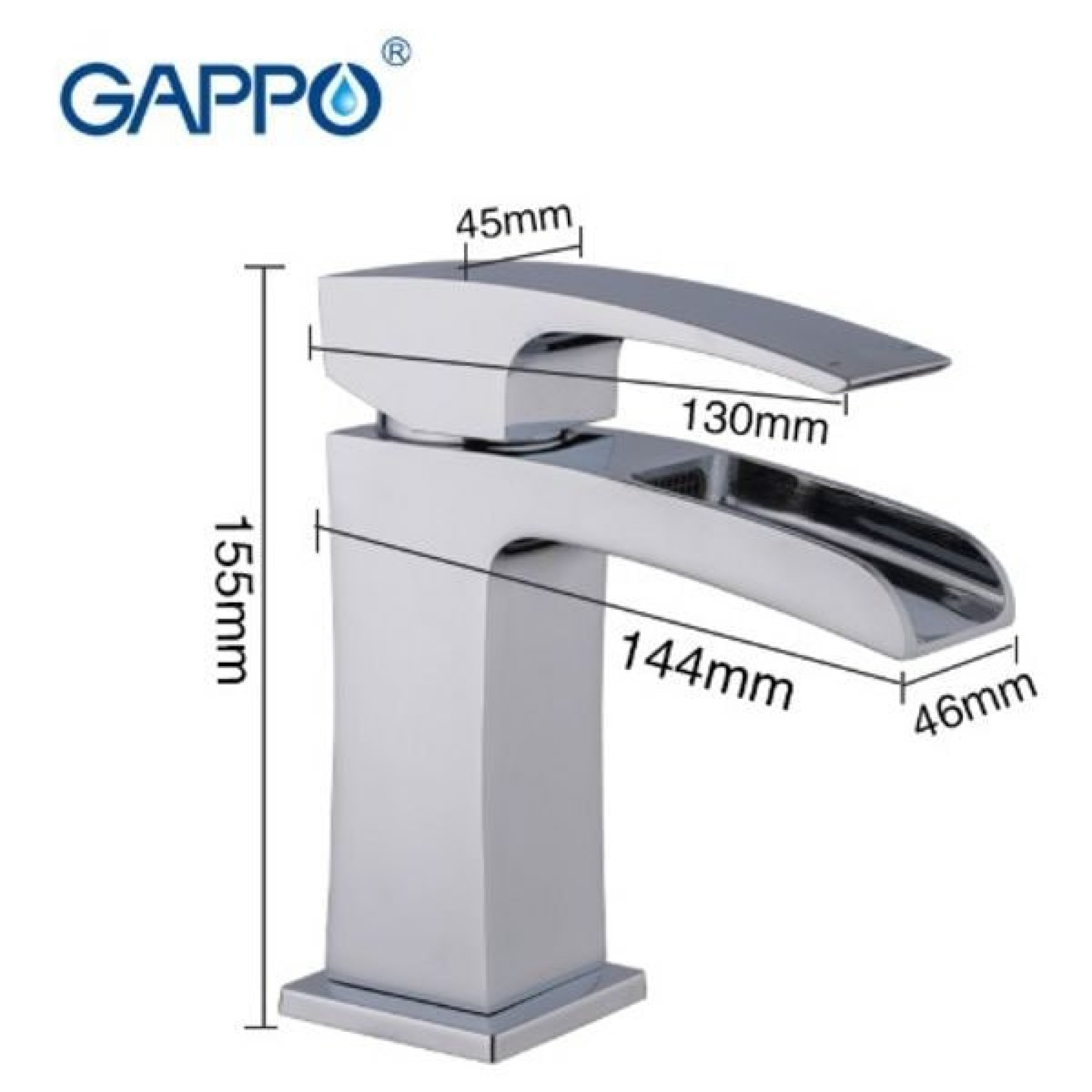 Смеситель Gappo G1007-20 фото-2
