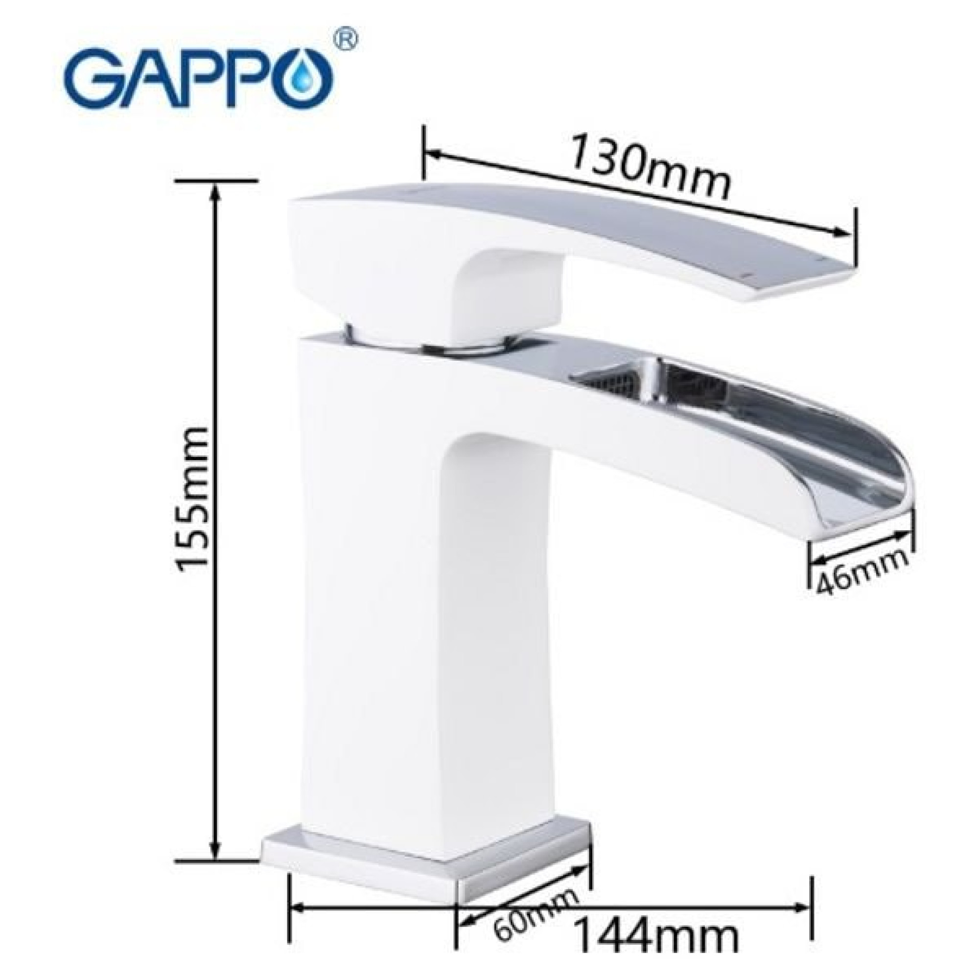 Смеситель Gappo G1007-30 фото-3