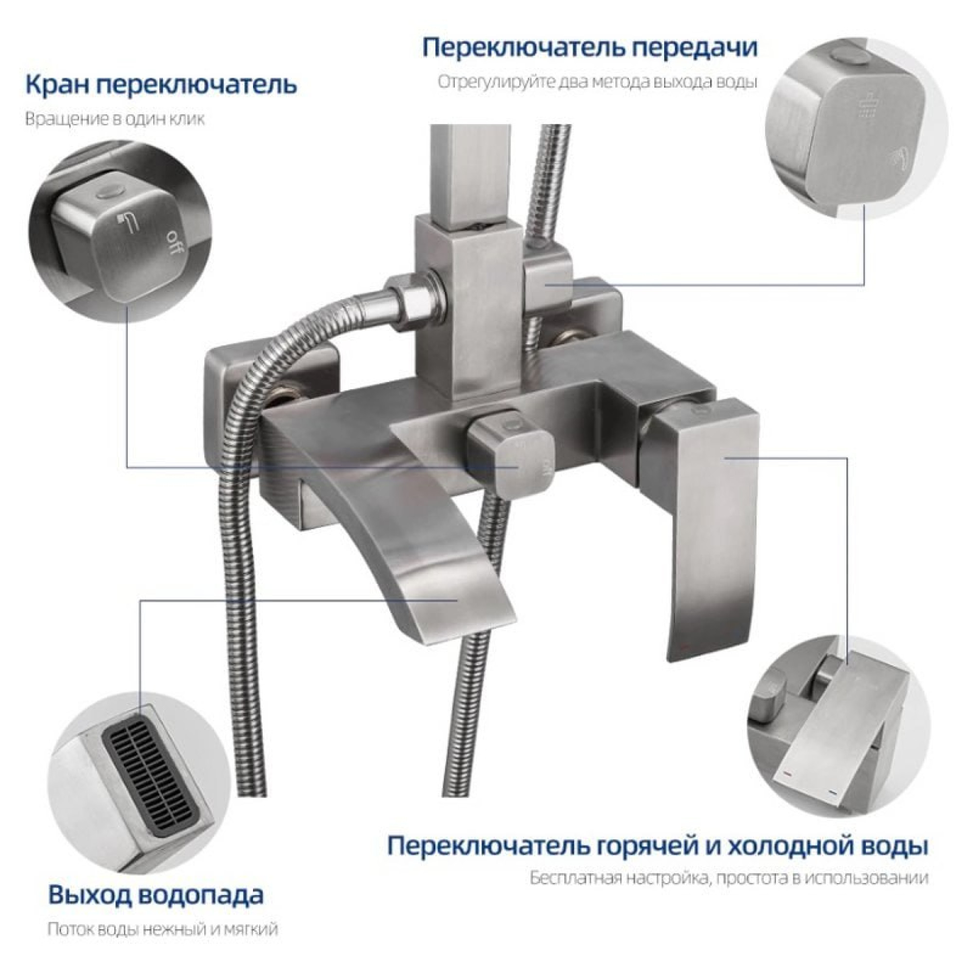 Душевая система  FRAP F24803 фото-3