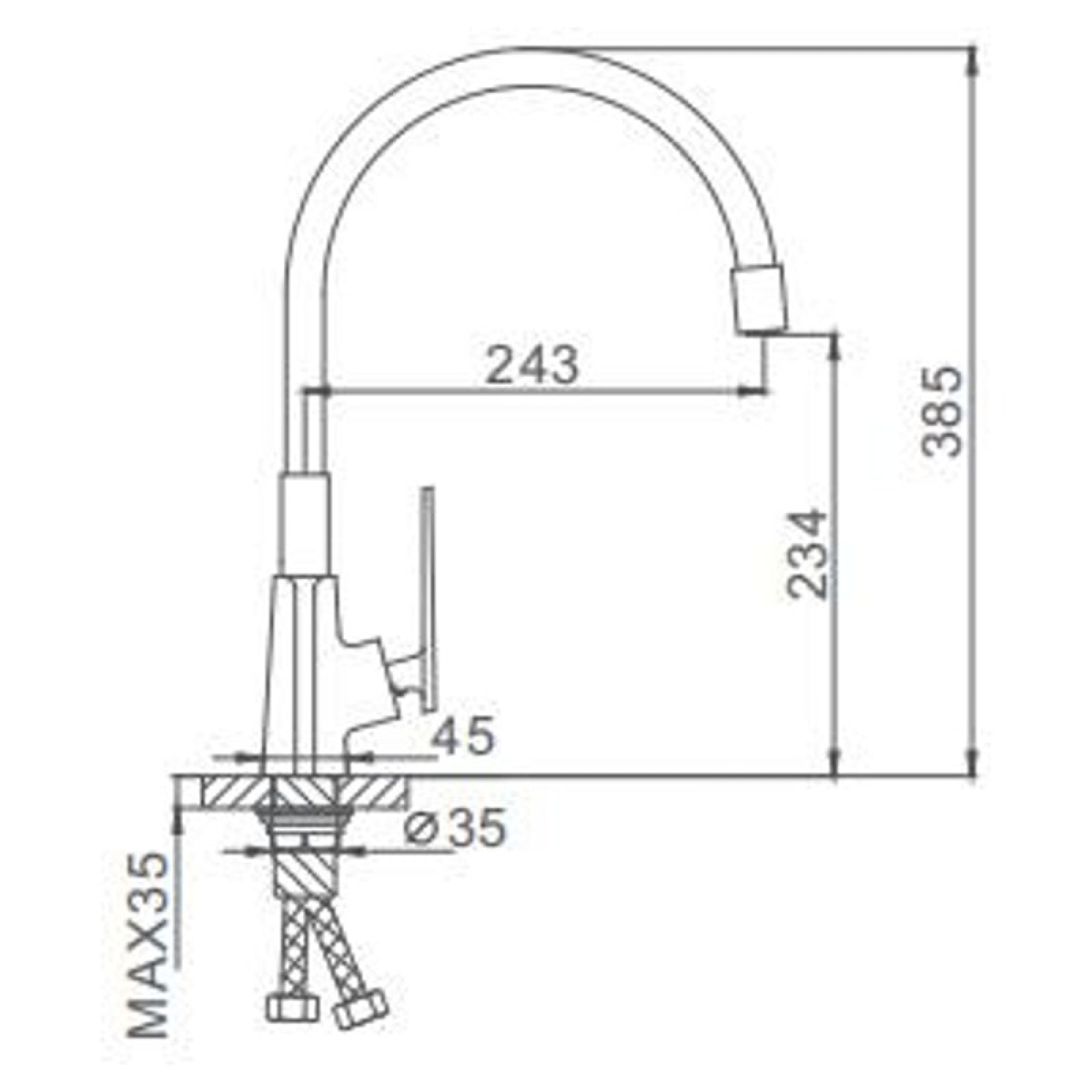 Смеситель FRAP H57 F4457 фото-4