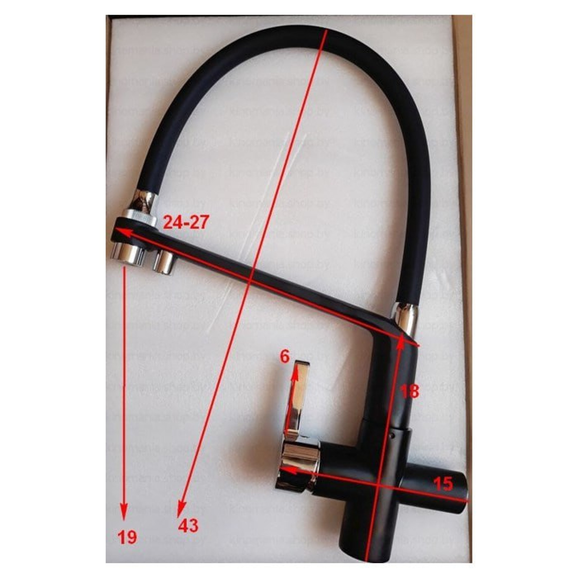 Смеситель Gerhans K14090B-2 фото-4