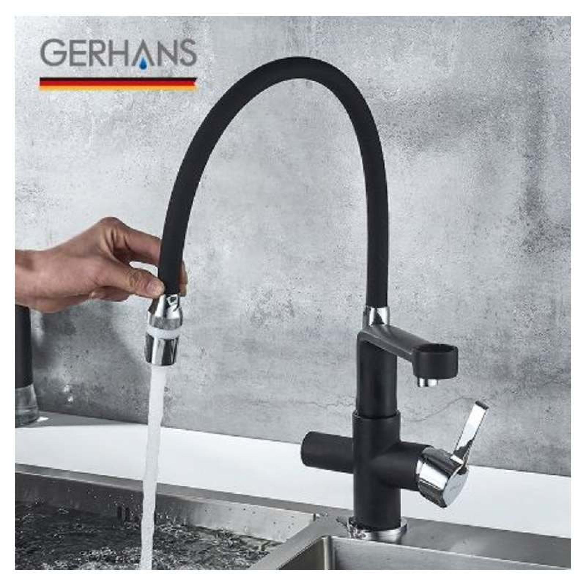 Смеситель Gerhans K14090B-2 - фото1