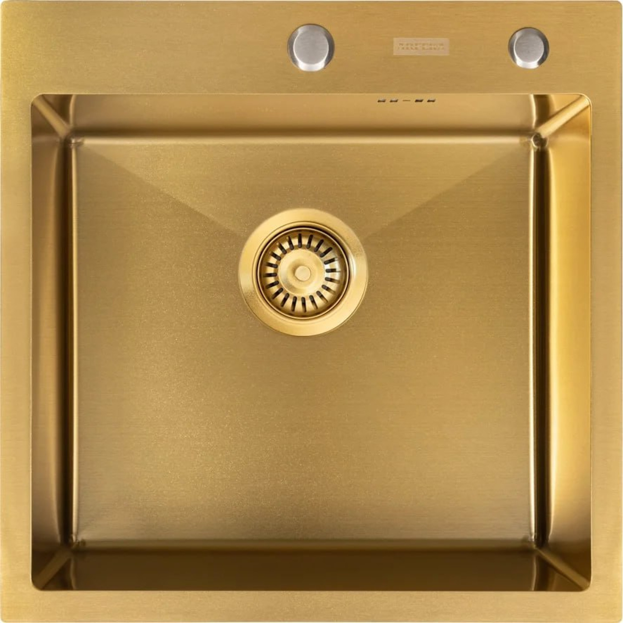 Кухонная мойка ARFEKA Eco AR 500*500 Golden PVD Nano фото-6