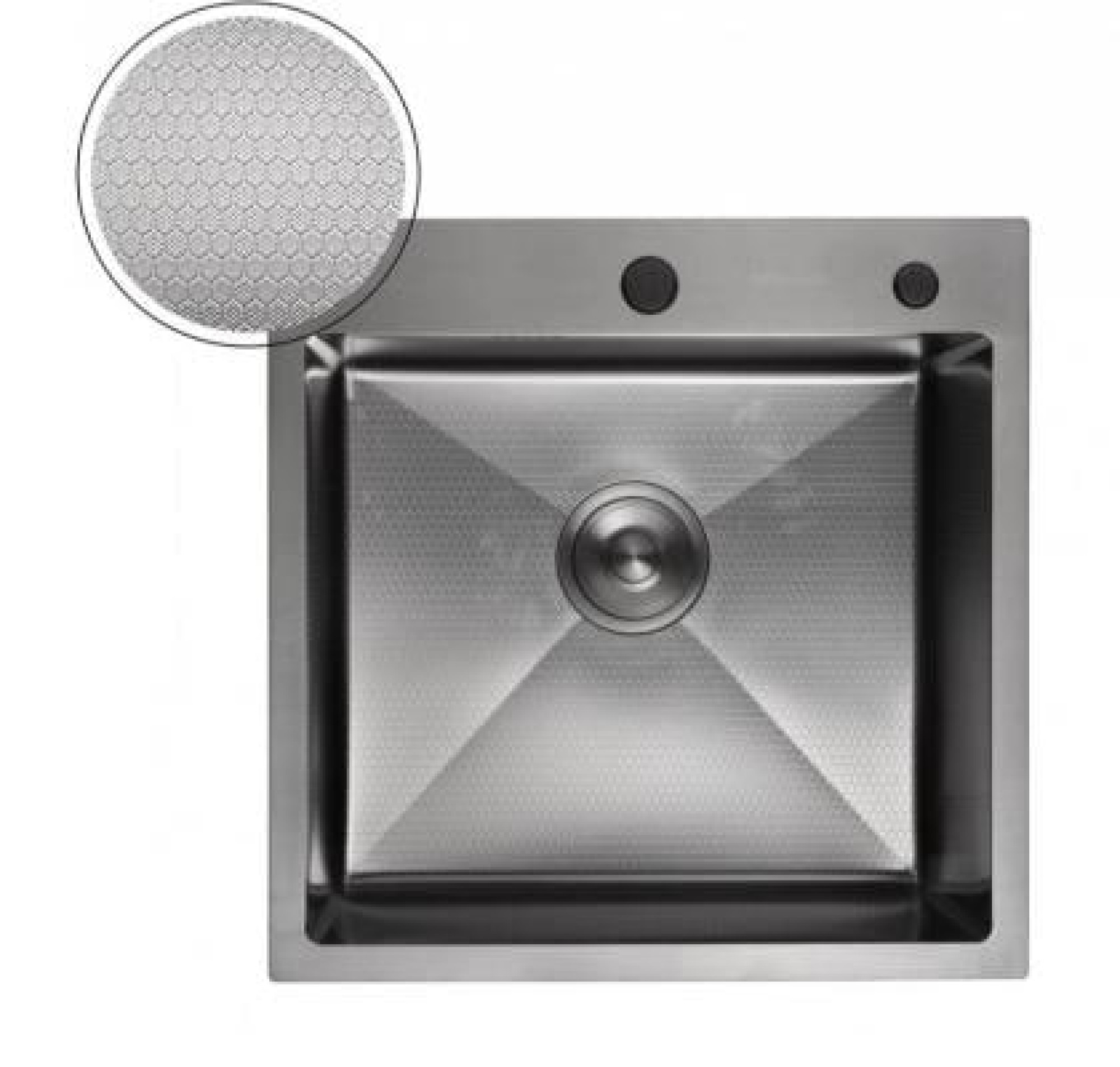 Кухонная мойка Gerhans K35050BD Decor (графит)