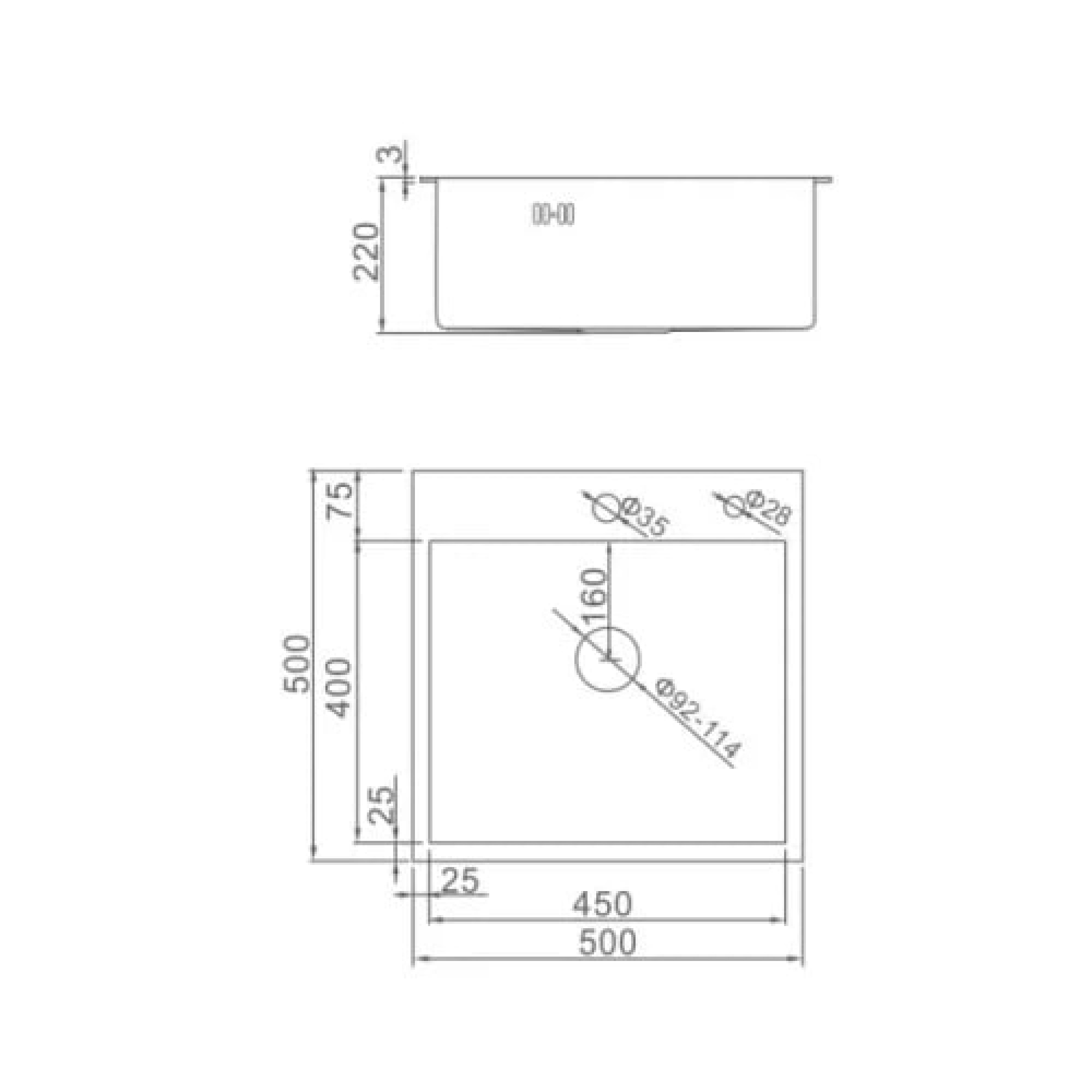 Кухонная мойка Gerhans K35050BD Decor (графит) фото-4
