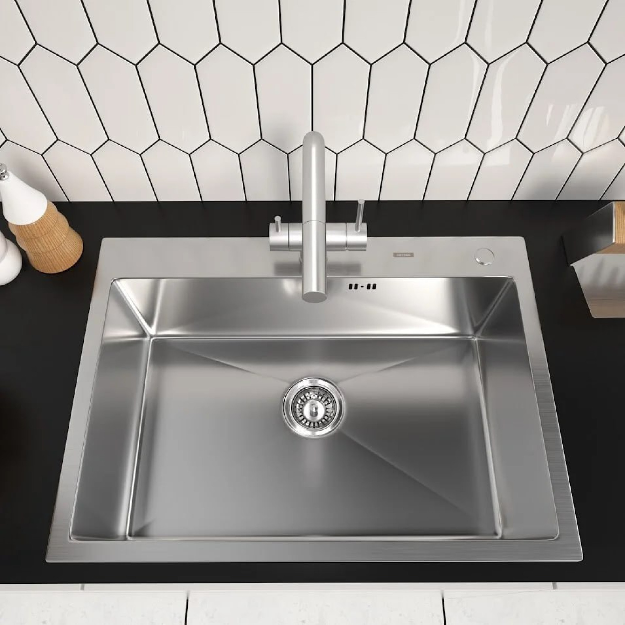 Кухонная мойка ARFEKA ECO AR 700*500 SATIN