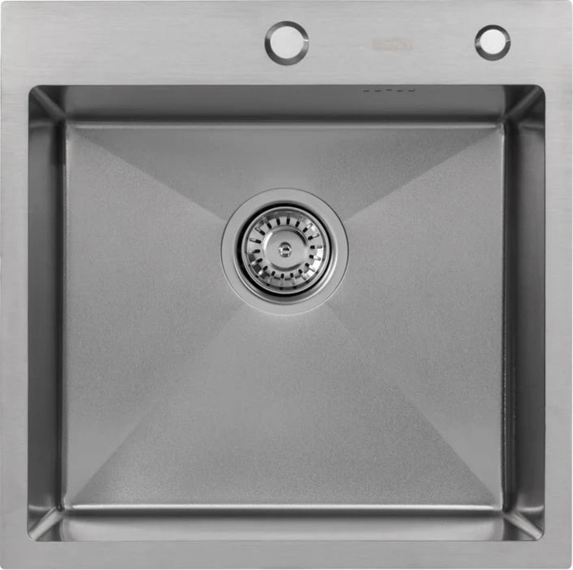 Кухонная мойка ARFEKA Eco AR 500*500 Satin Decor Volcanic Rock фото-4
