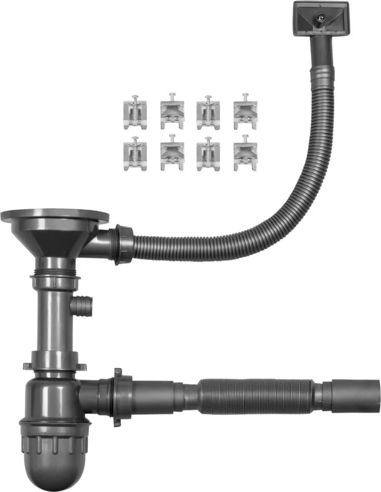 Кухонная мойка ARFEKA Eco AR 500*500 Black PVD Nano фото-6