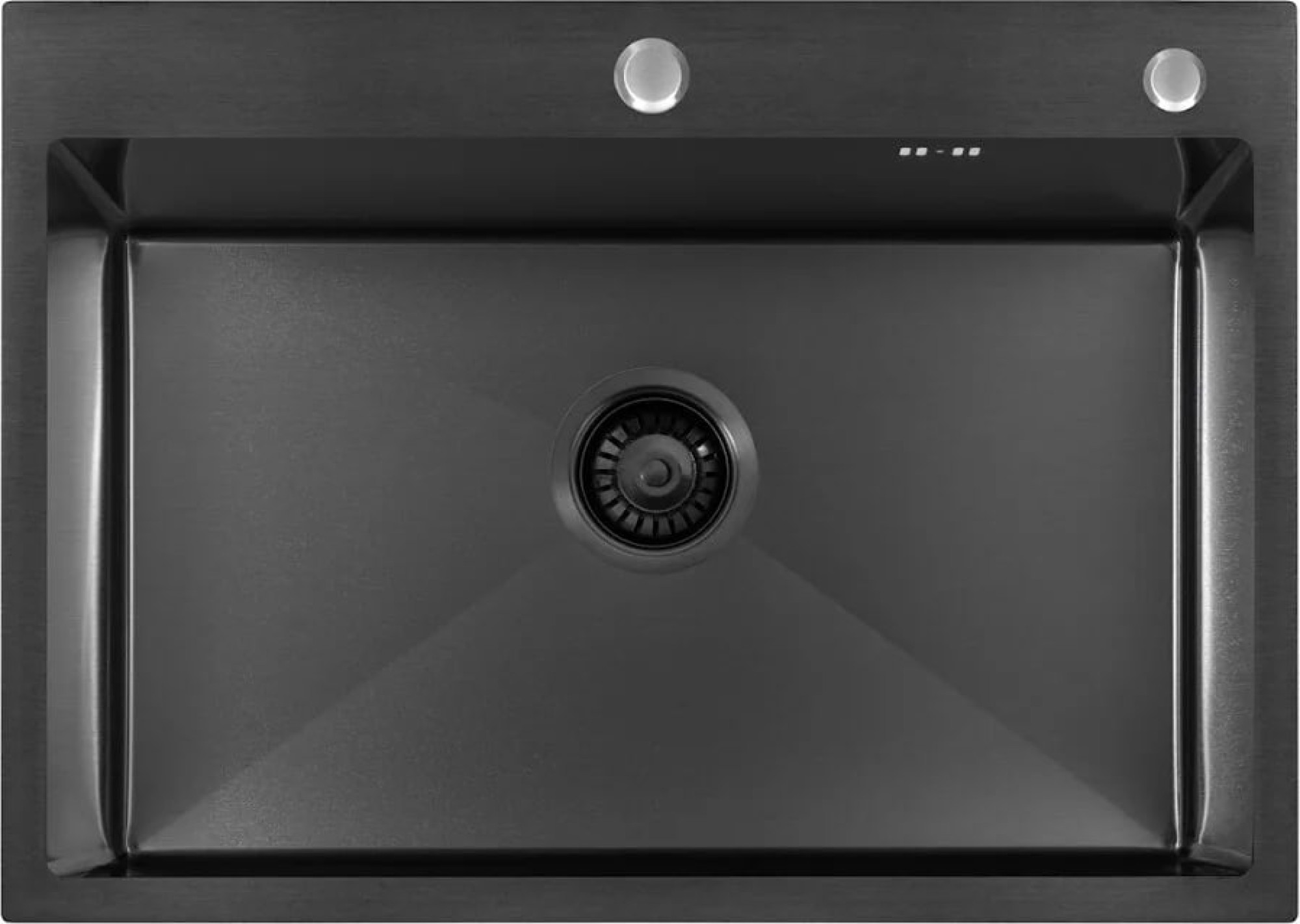 Кухонная мойка ARFEKA ECO AR 700*500 BLACK PVD NANO фото-5