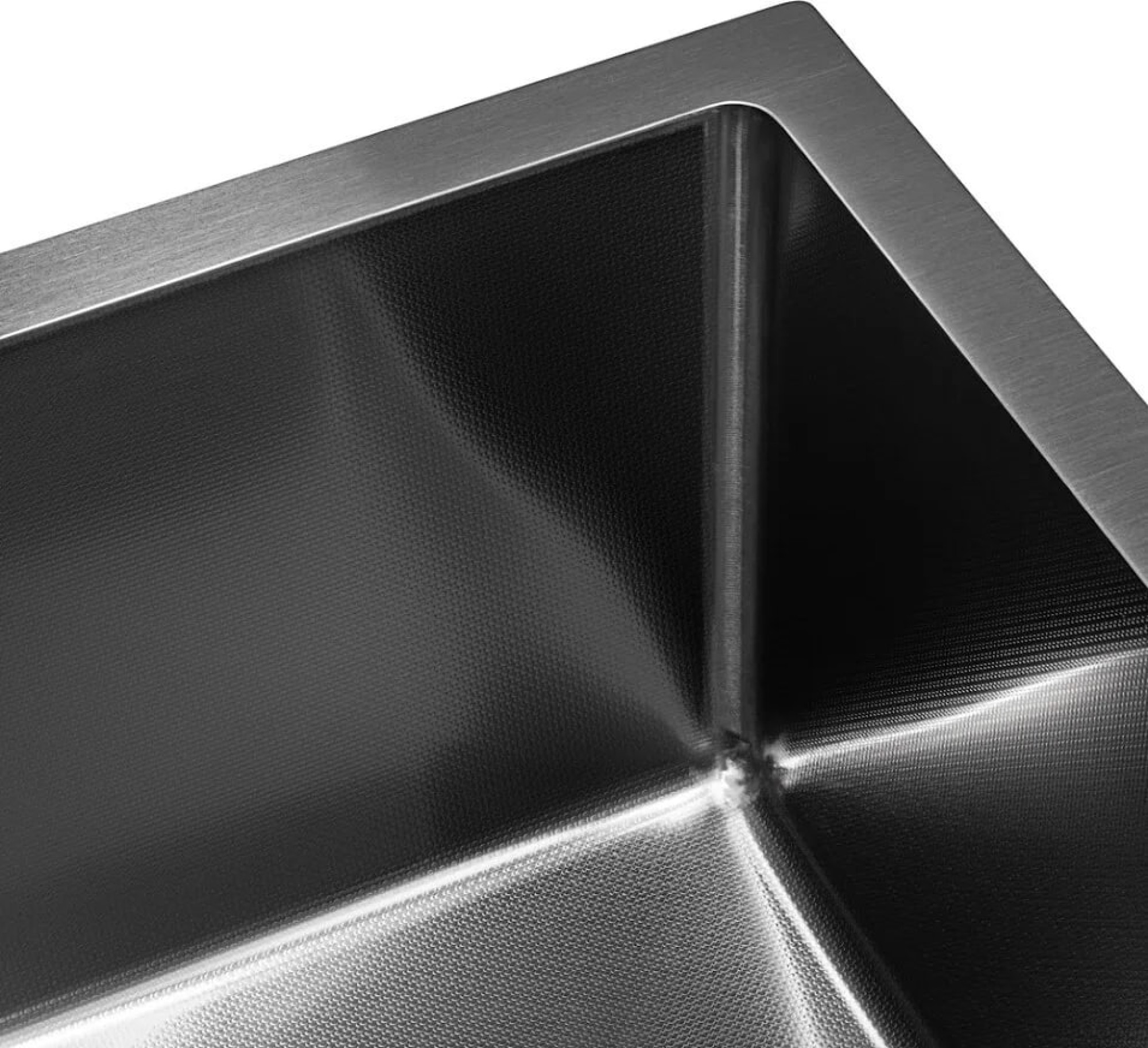 Кухонная мойка ARFEKA ECO AR 700*500 BLACK PVD NANO DECOR MILLET GRAINS фото-5