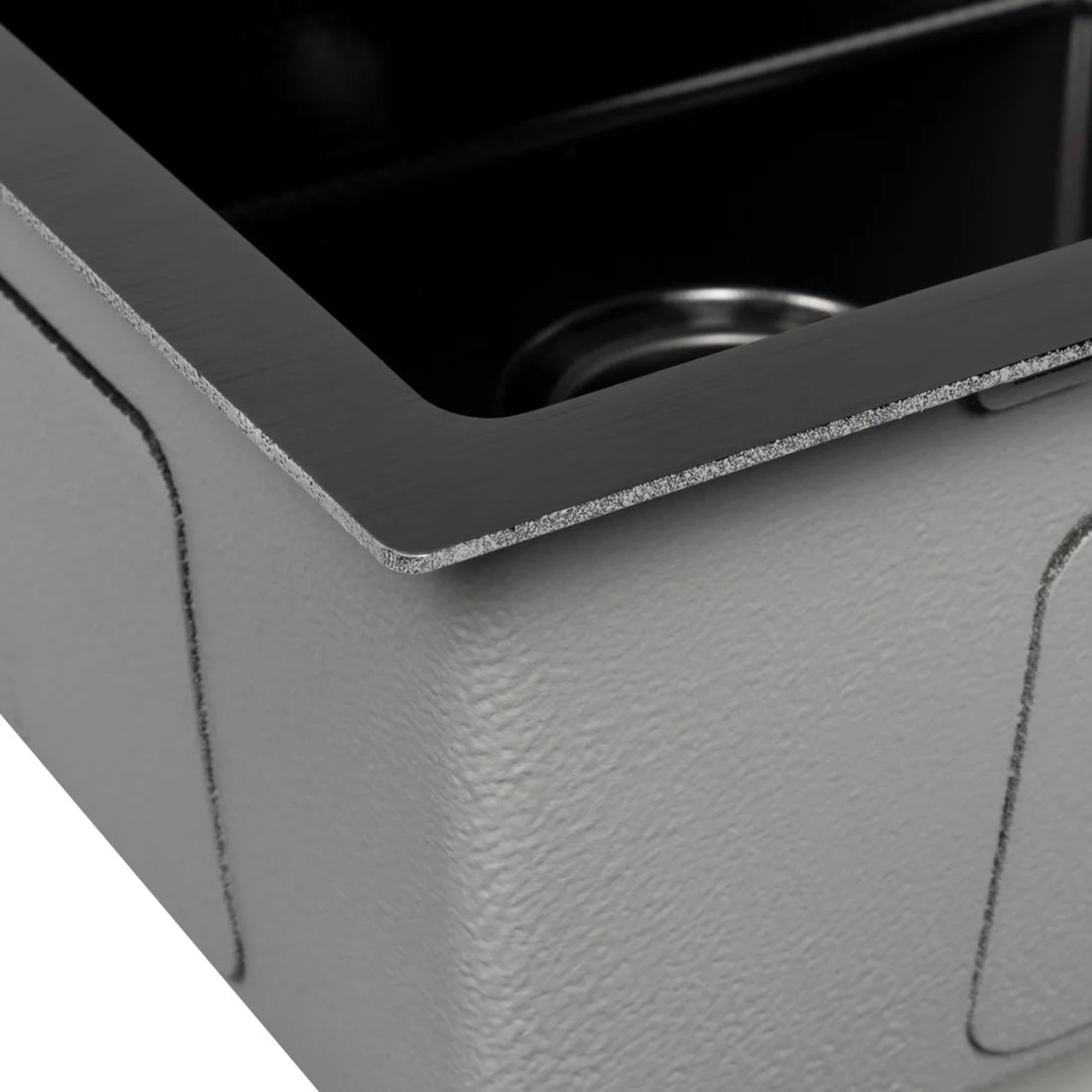 Кухонная мойка ARFEKA Eco AR 600*500 Black PVD Nano Decor фото-7
