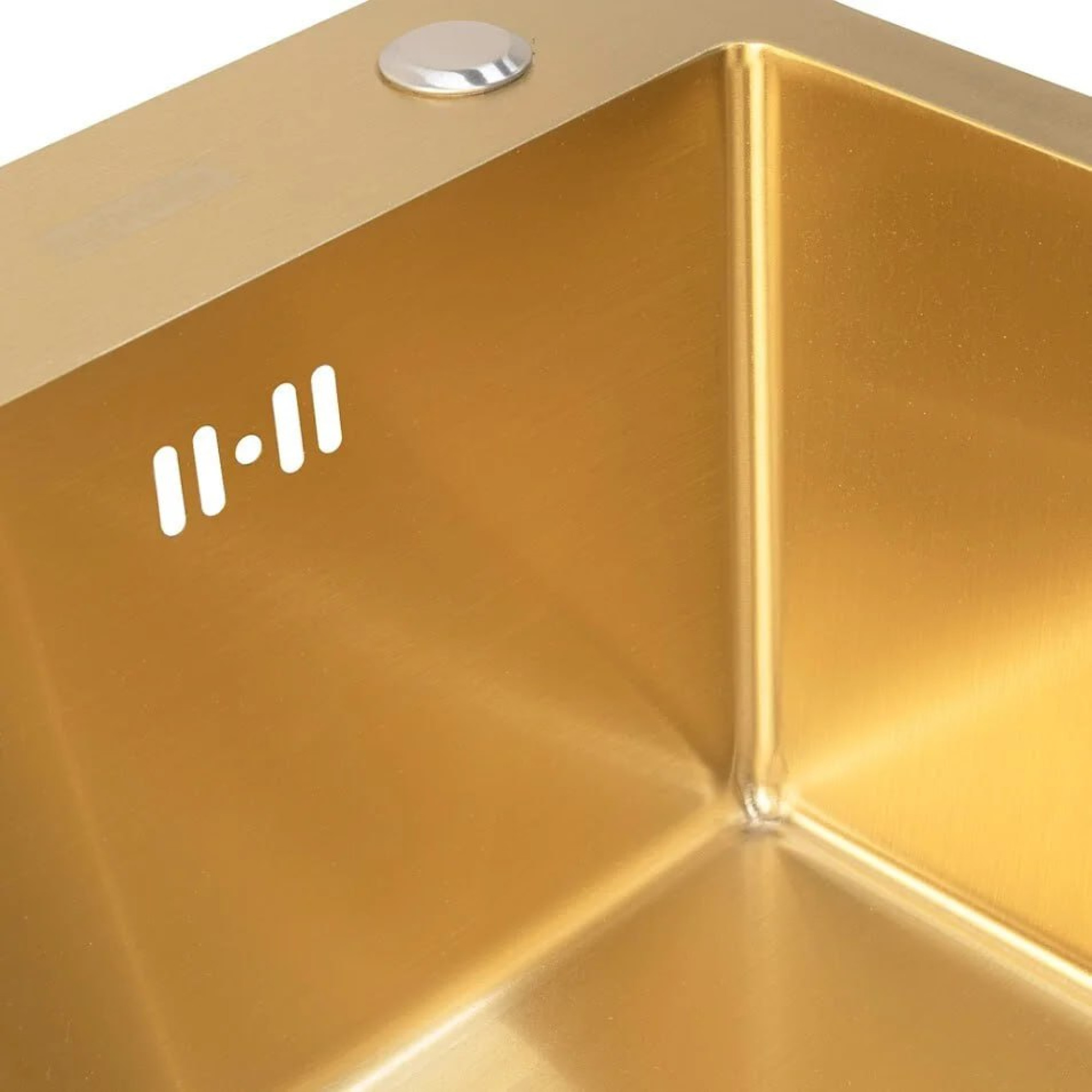 Кухонная мойка ARFEKA ECO AR 700*500 GOLD PVD NANO фото-4