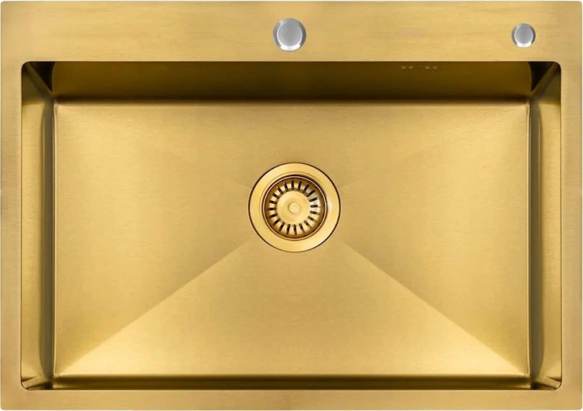 Кухонная мойка ARFEKA ECO AR 700*500 GOLD PVD NANO фото-5