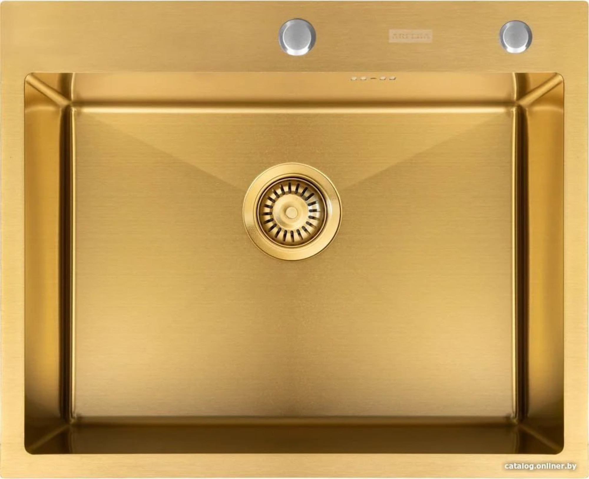 Кухонная мойка ARFEKA ECO AR мойка 600*500, коландер, дозатор GOLD фото-5