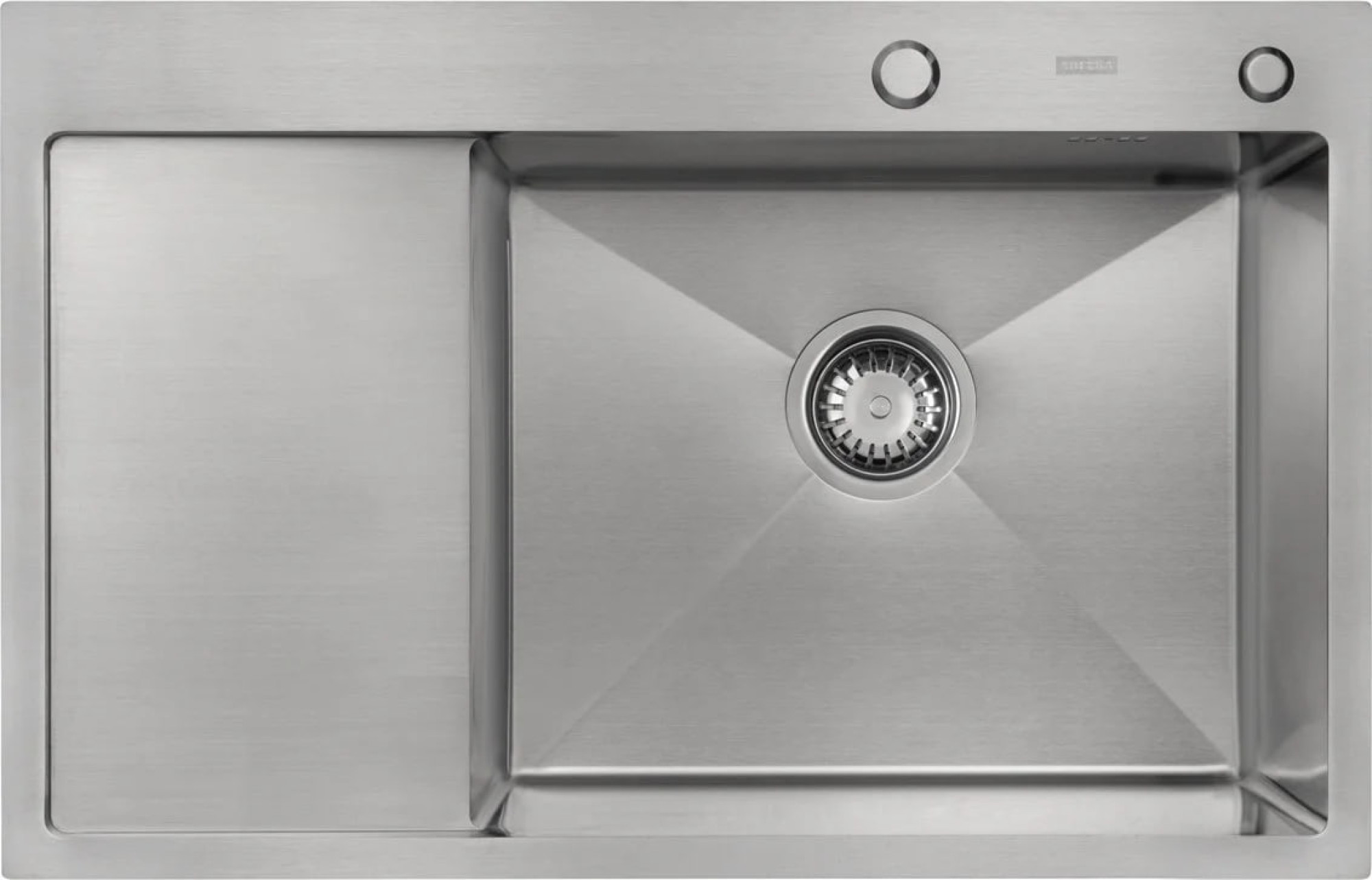 Кухонная мойка ARFEKA ECO AR 780*500 R SATIN фото-3