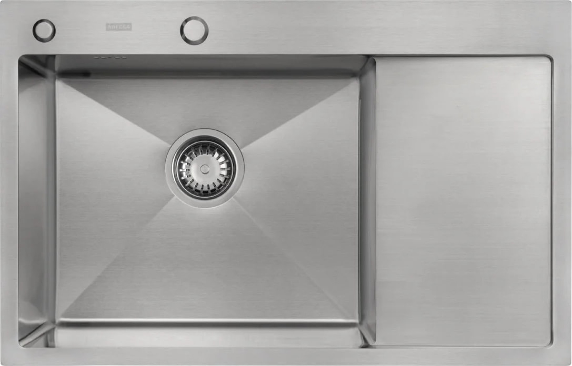 Кухонная мойка ARFEKA ECO AR 780*500 L SATIN фото-3