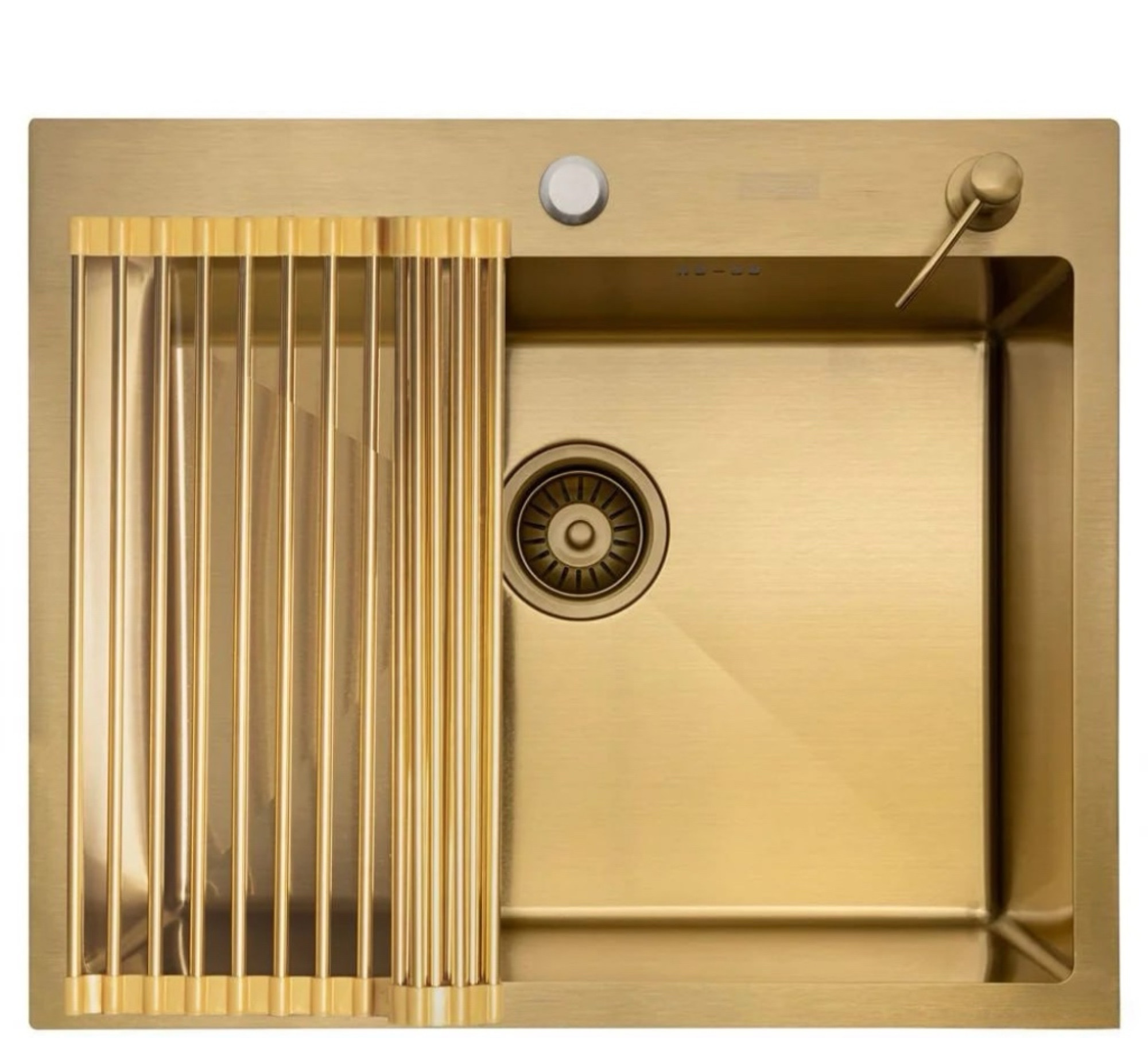 Кухонная мойка ARFEKA ECO AR мойка 600*500, роллер-мат, дозатор Gold