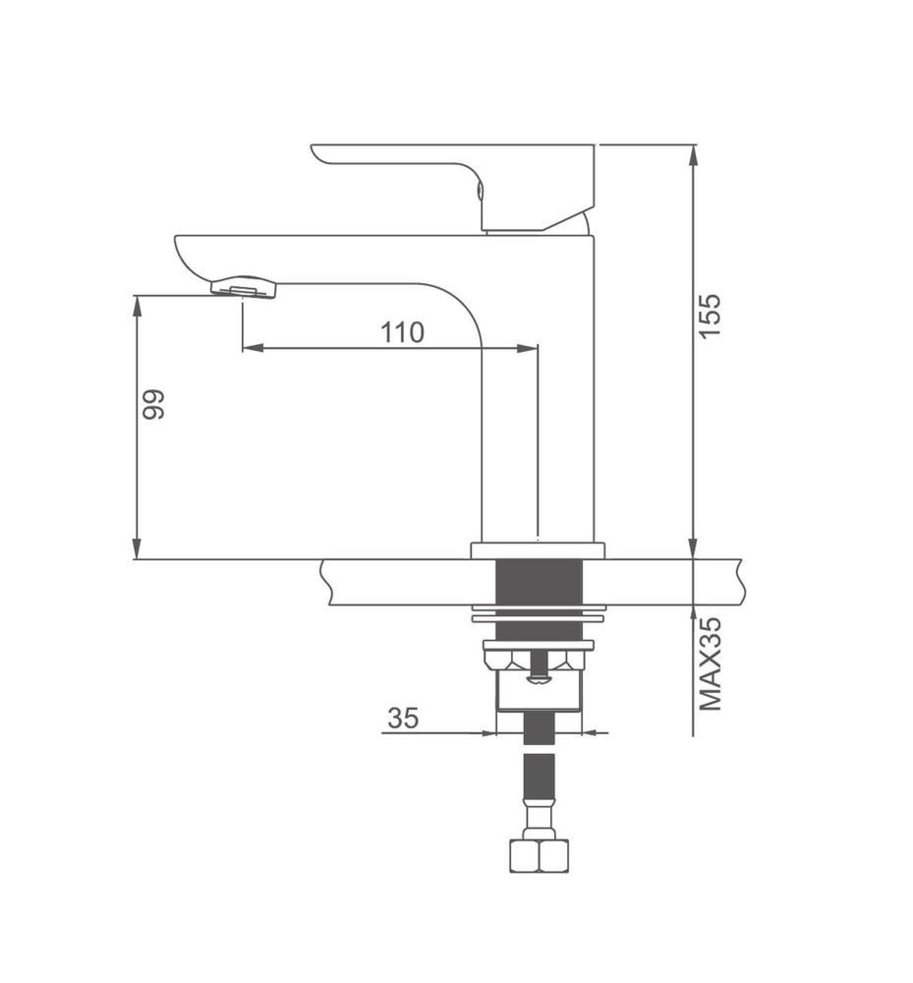 Смеситель Gappo Noar G1048-3 - фото2