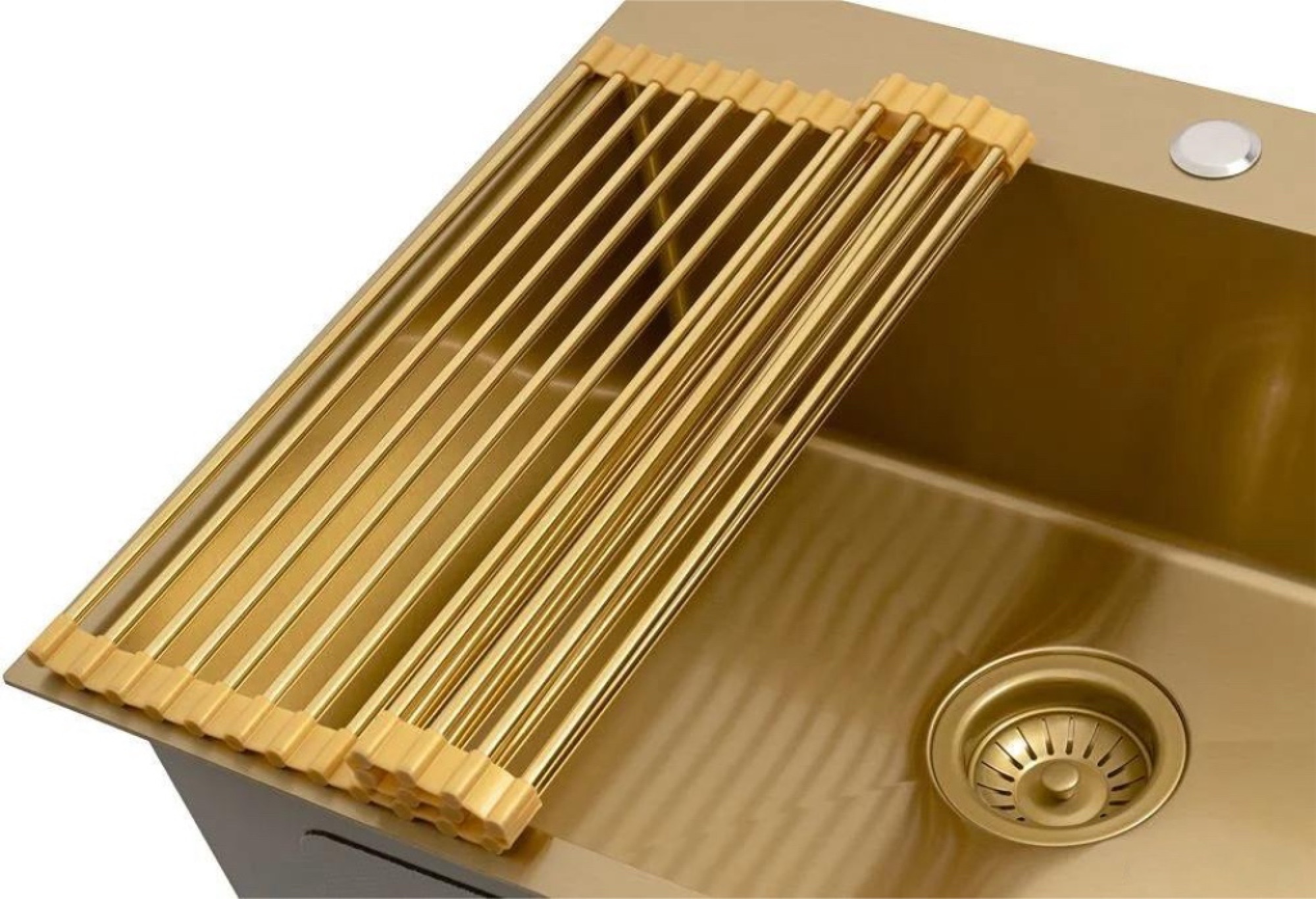 Кухонная мойка ARFEKA ECO AR мойка 500*500, роллер-мат, дозатор Gold фото-3