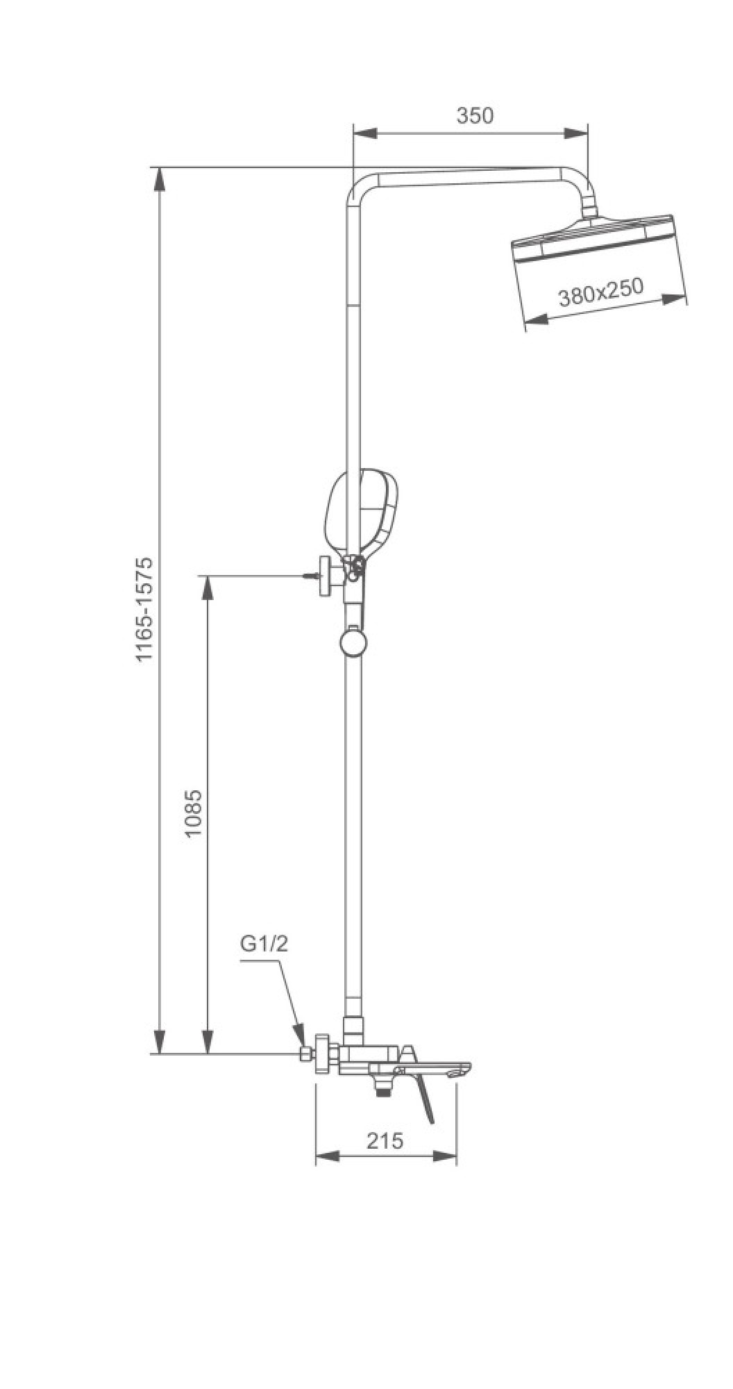 Душевая система  Gappo G2428 фото-5