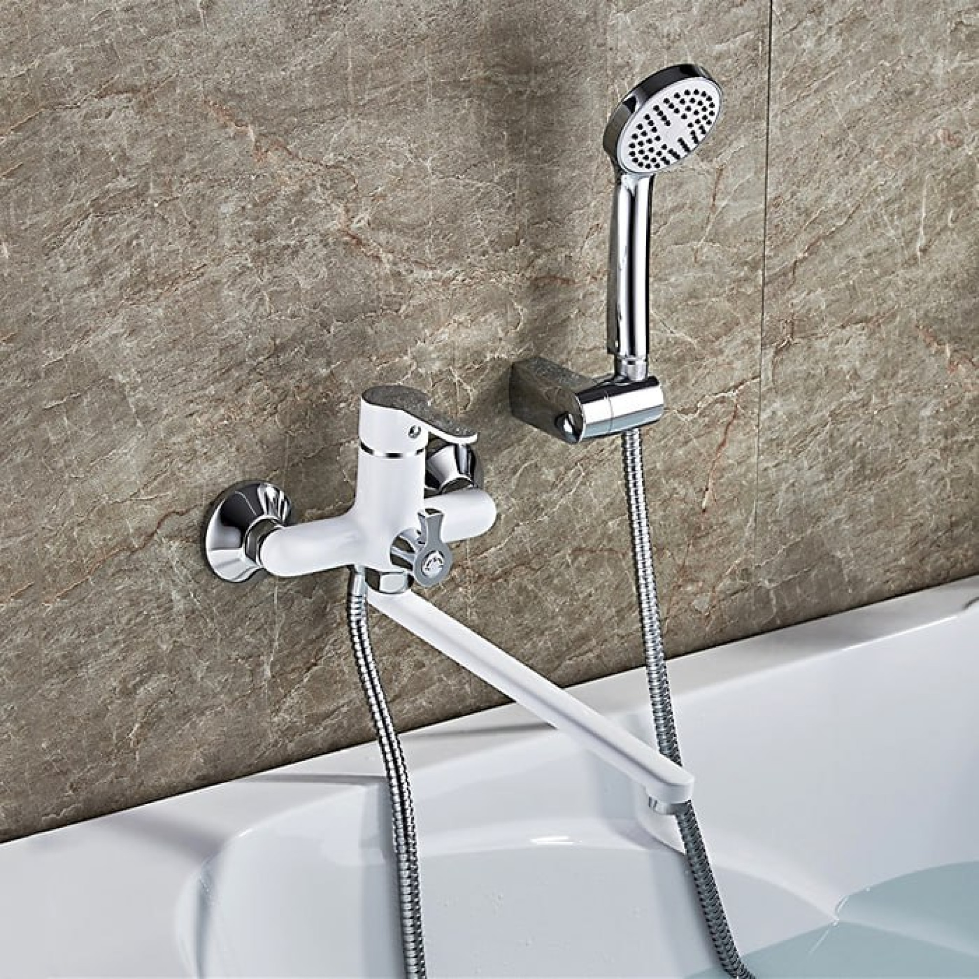 Смеситель Ledeme H03 L2203W (белый)