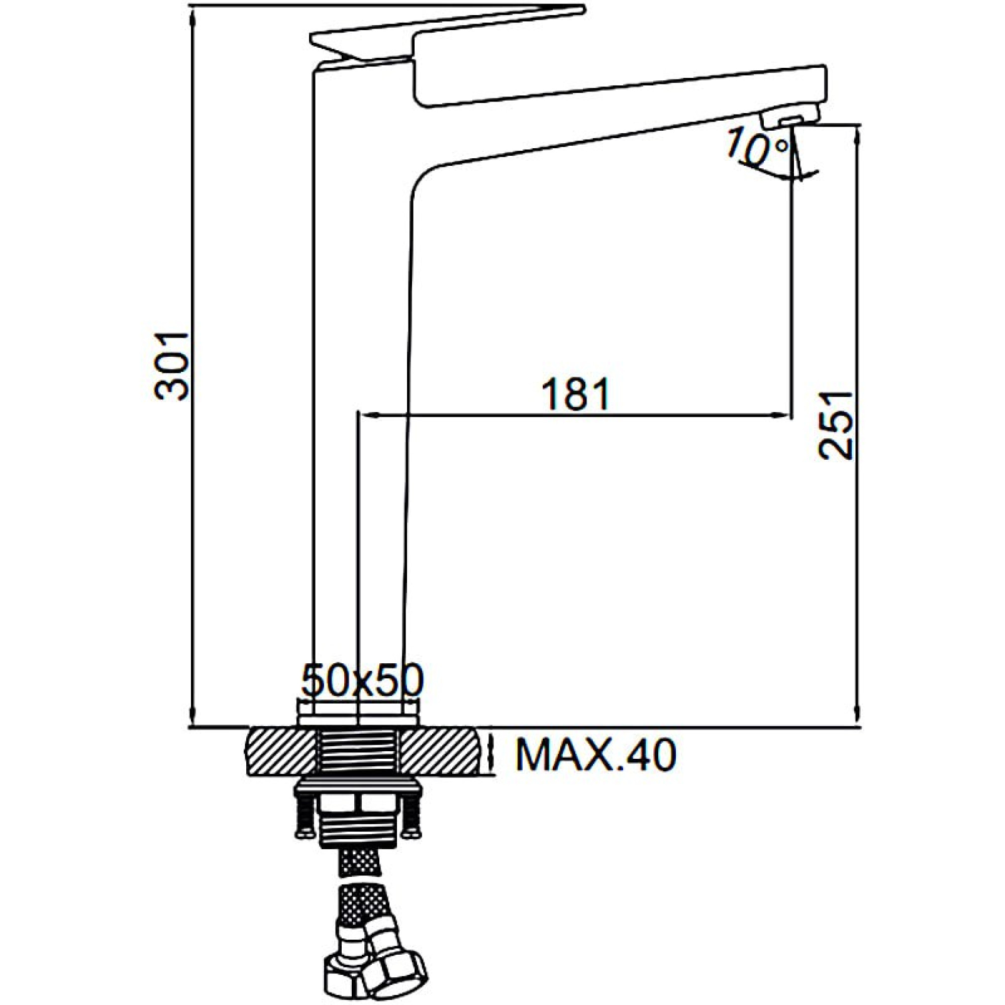 Смеситель Ledeme L1178U фото-2